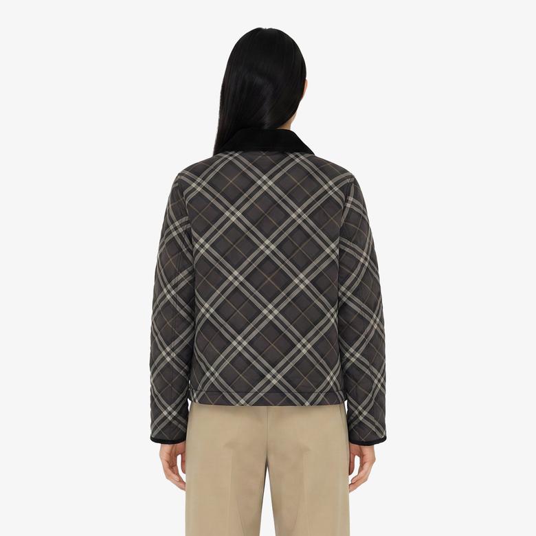 Burberry Oldham Kadın Kahverengi Mont