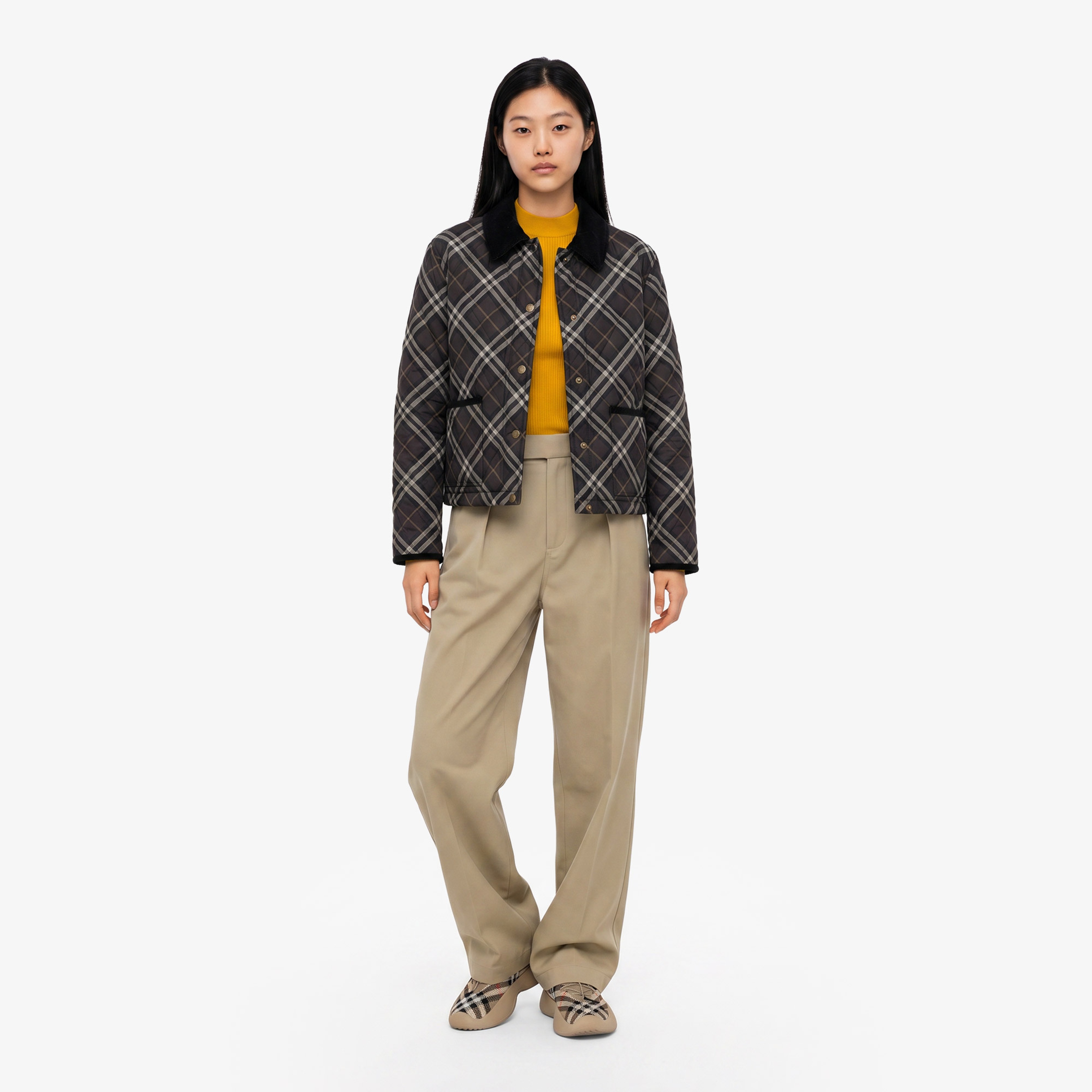 Burberry Oldham Kadın Kahverengi Mont
