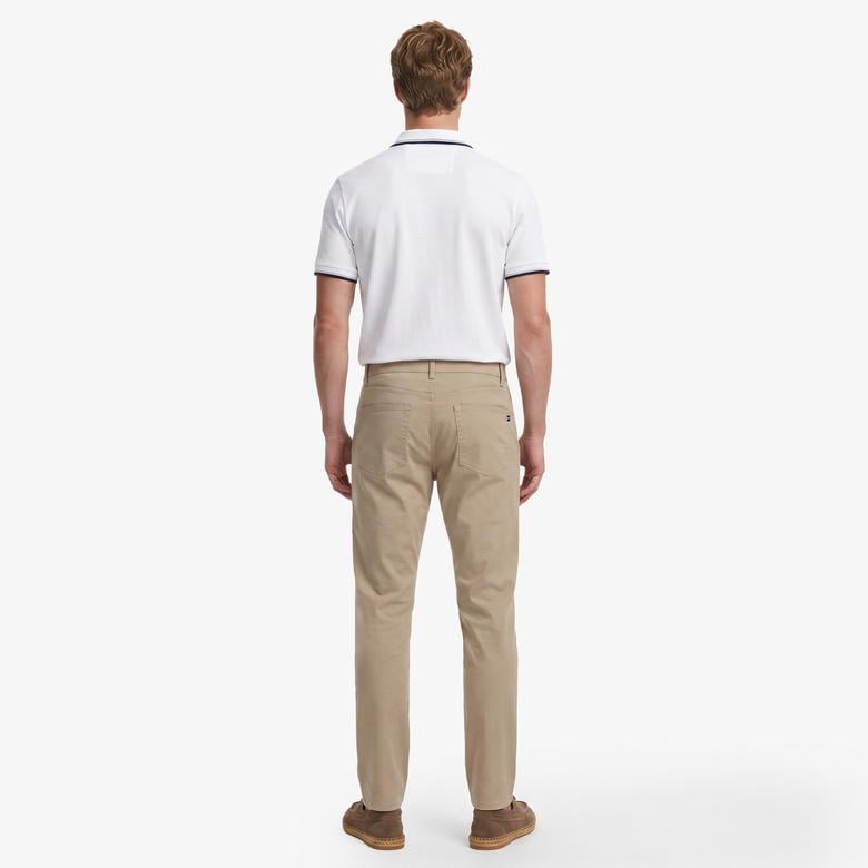 Nautica Slim Fit Erkek Kahverengi Pantolon
