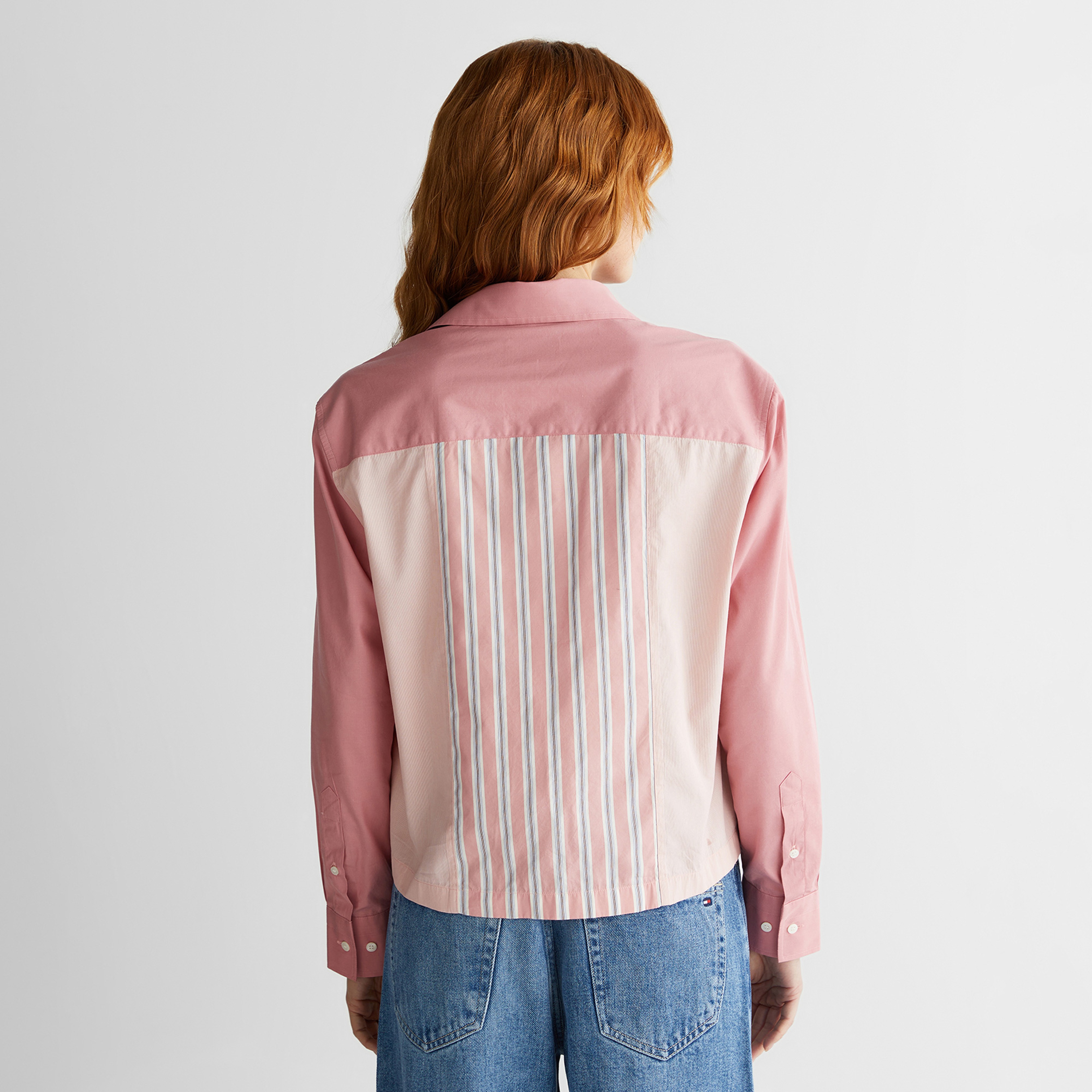GANT Kadın Pembe Regular Fit Düğmeli Gömlek