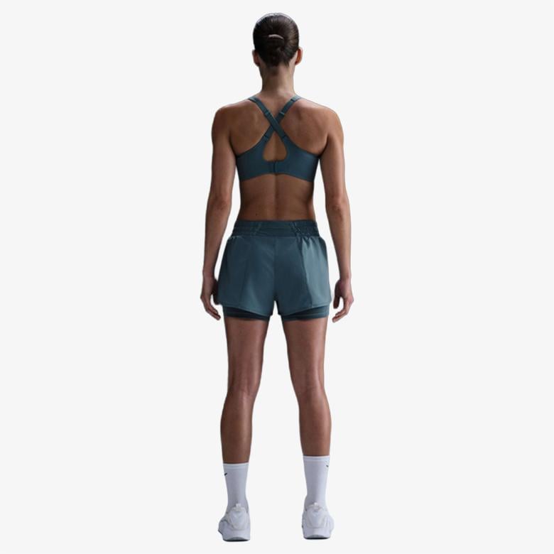 Nike One Dri-Fit 8 cm Kadın Mavi Şort
