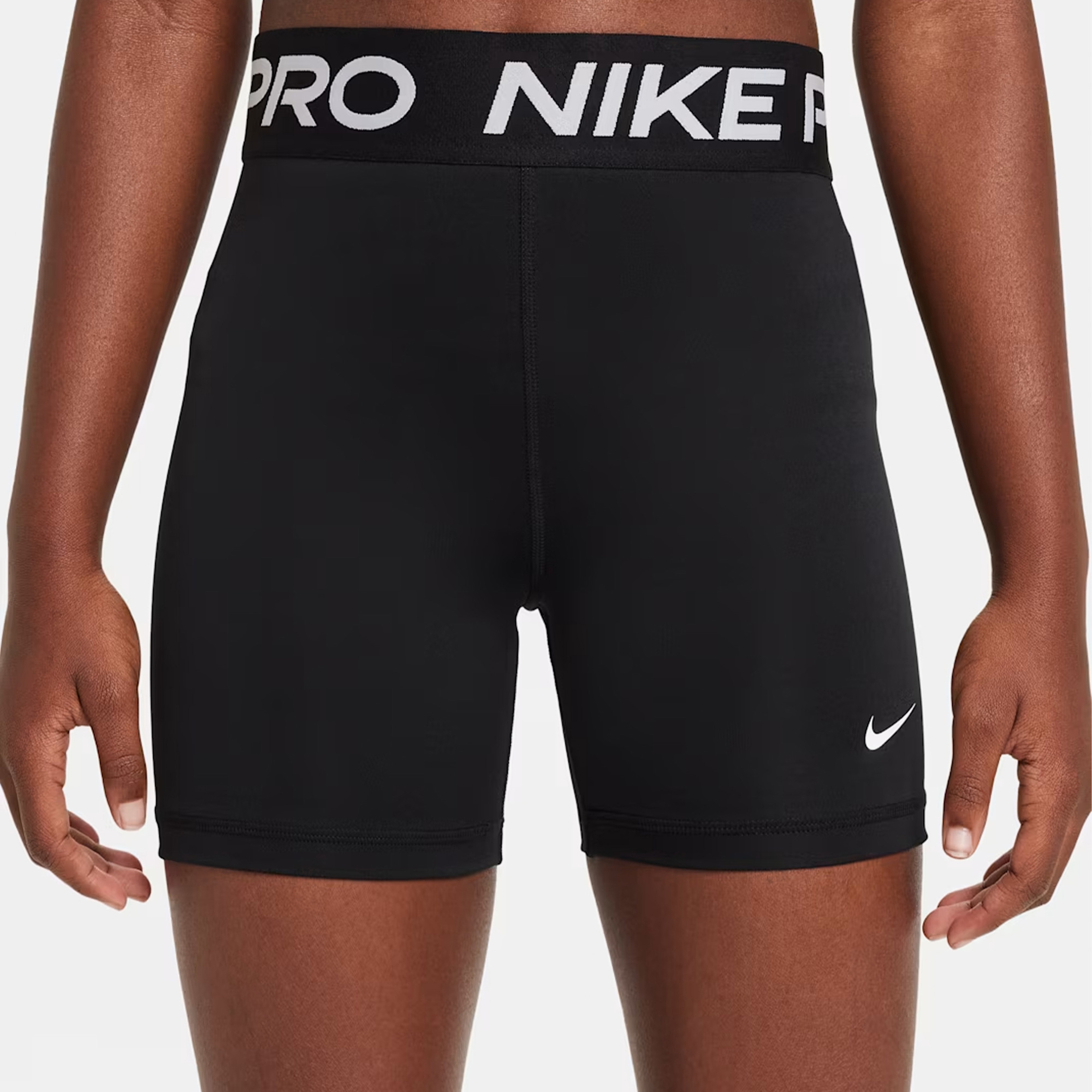 Nike Upper Thigh Length Tight Çocuk Siyah Antrenman Taytı