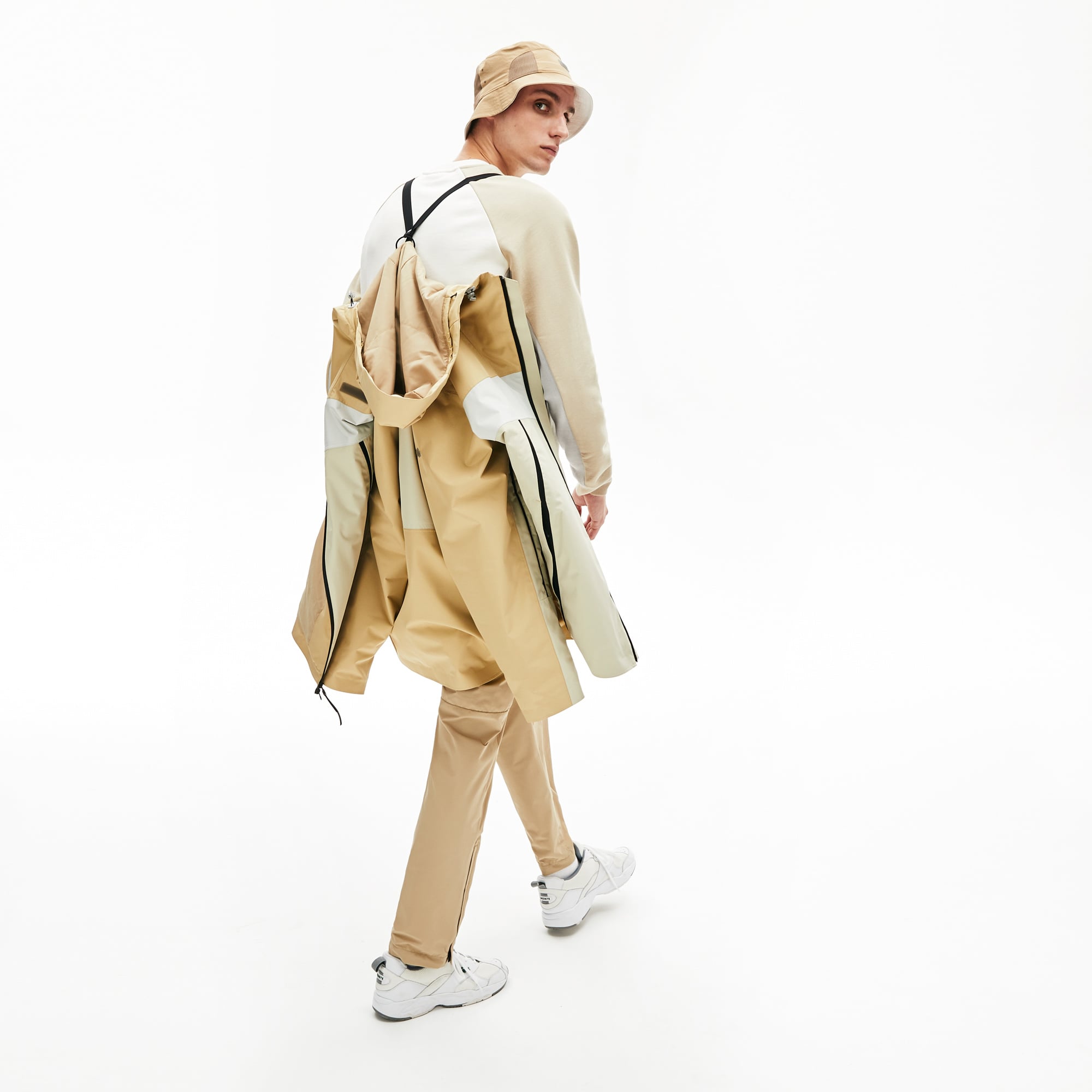 Lacoste Men's Motion Lightweight Quilted Short Parka