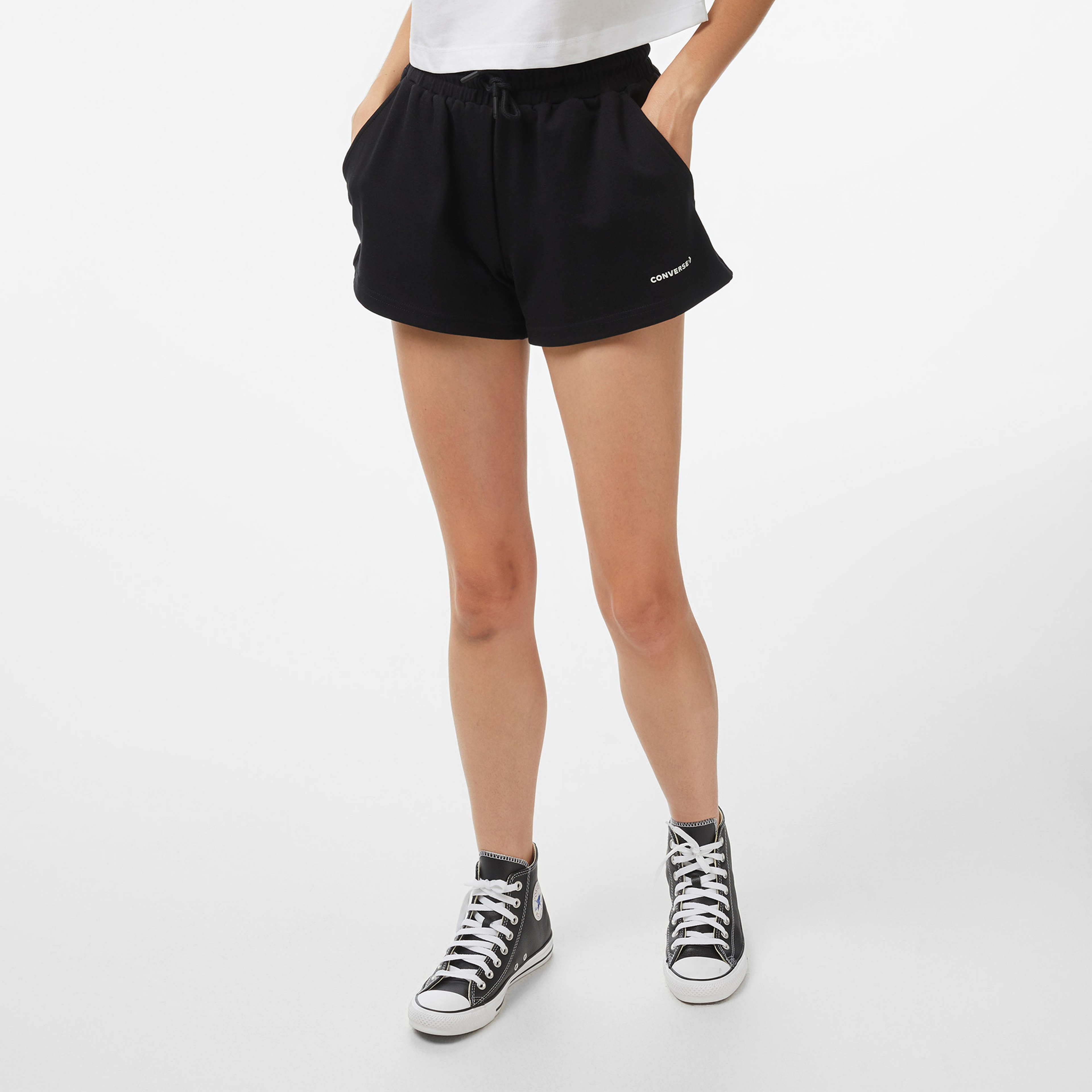Converse Regular Fit Kadın Siyah Şort