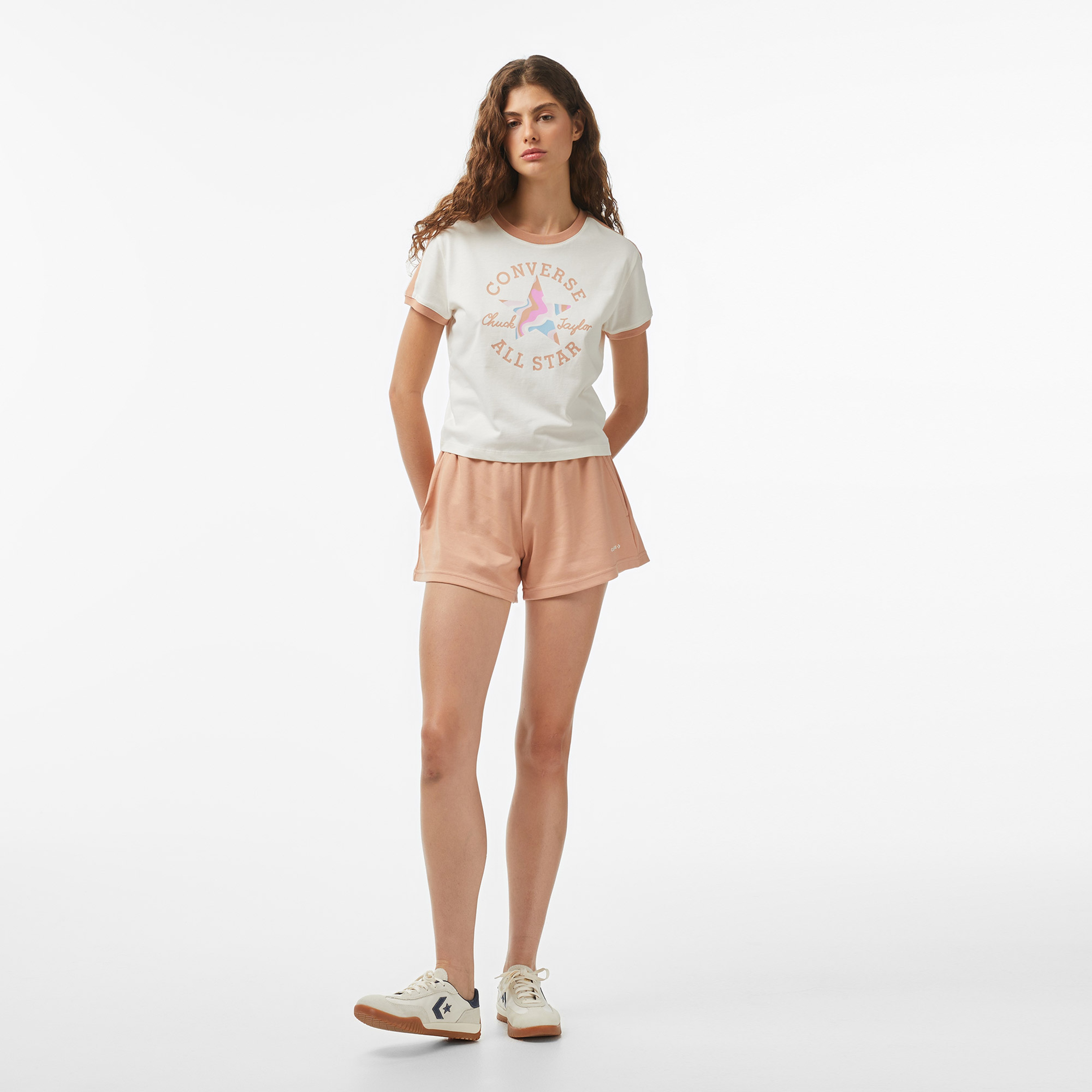 Converse Regular Fit Kadın Pembe Şort