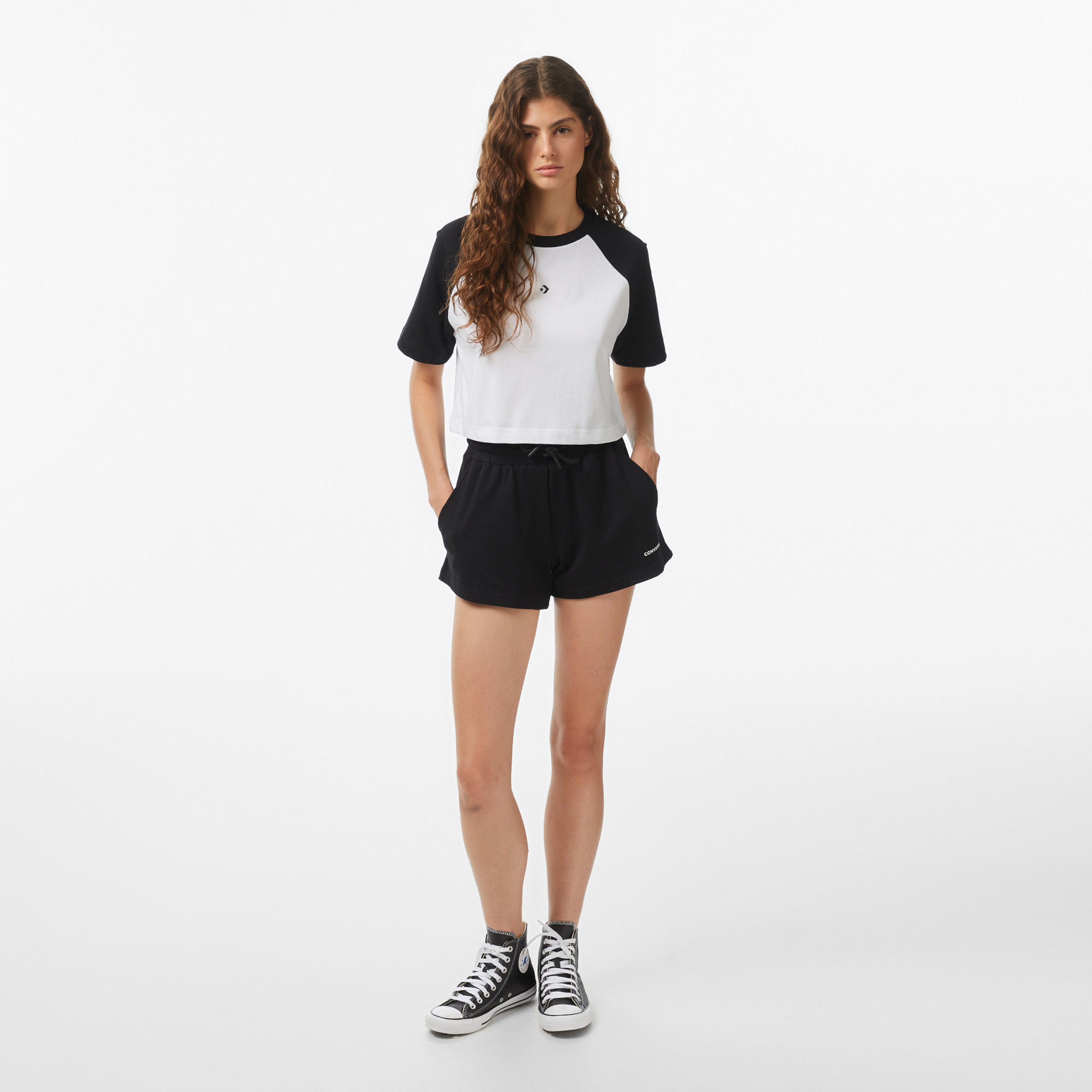Converse Regular Fit Kadın Siyah Şort