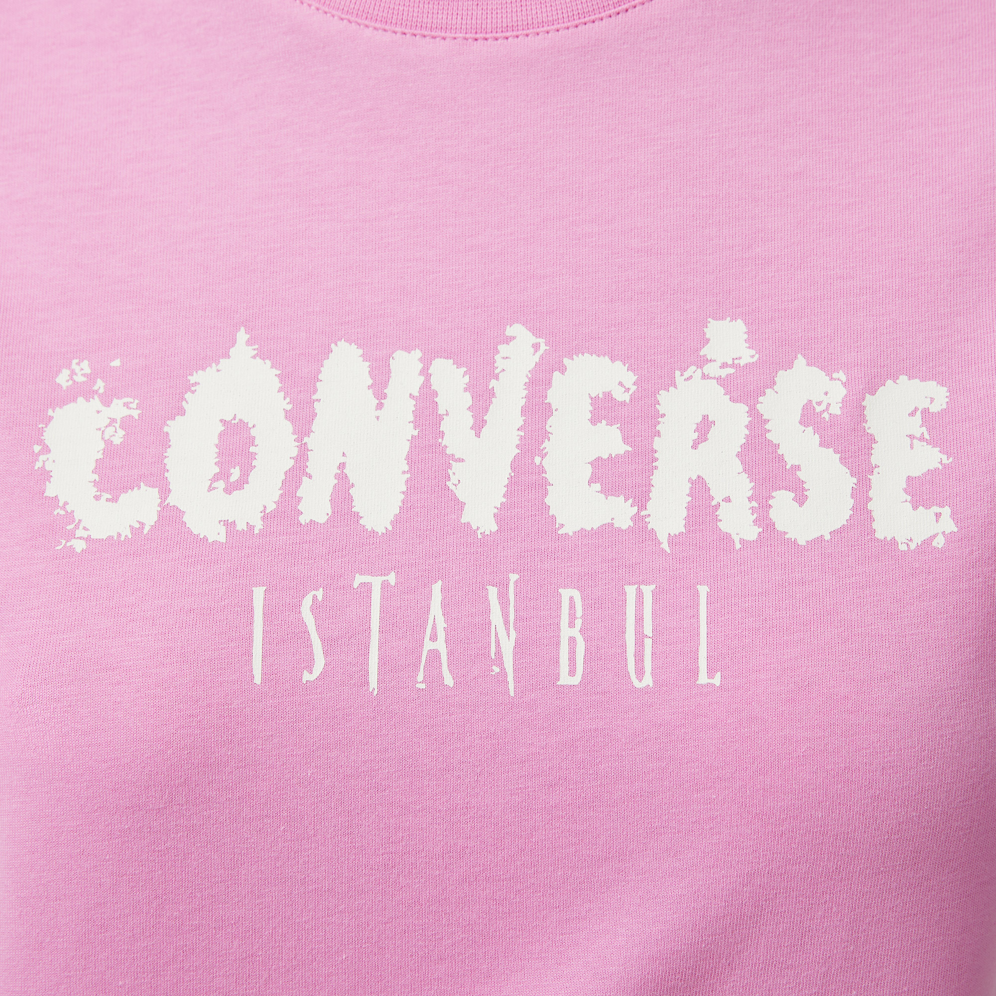 Converse Regular Fit Kadın Pembe T-Shirt