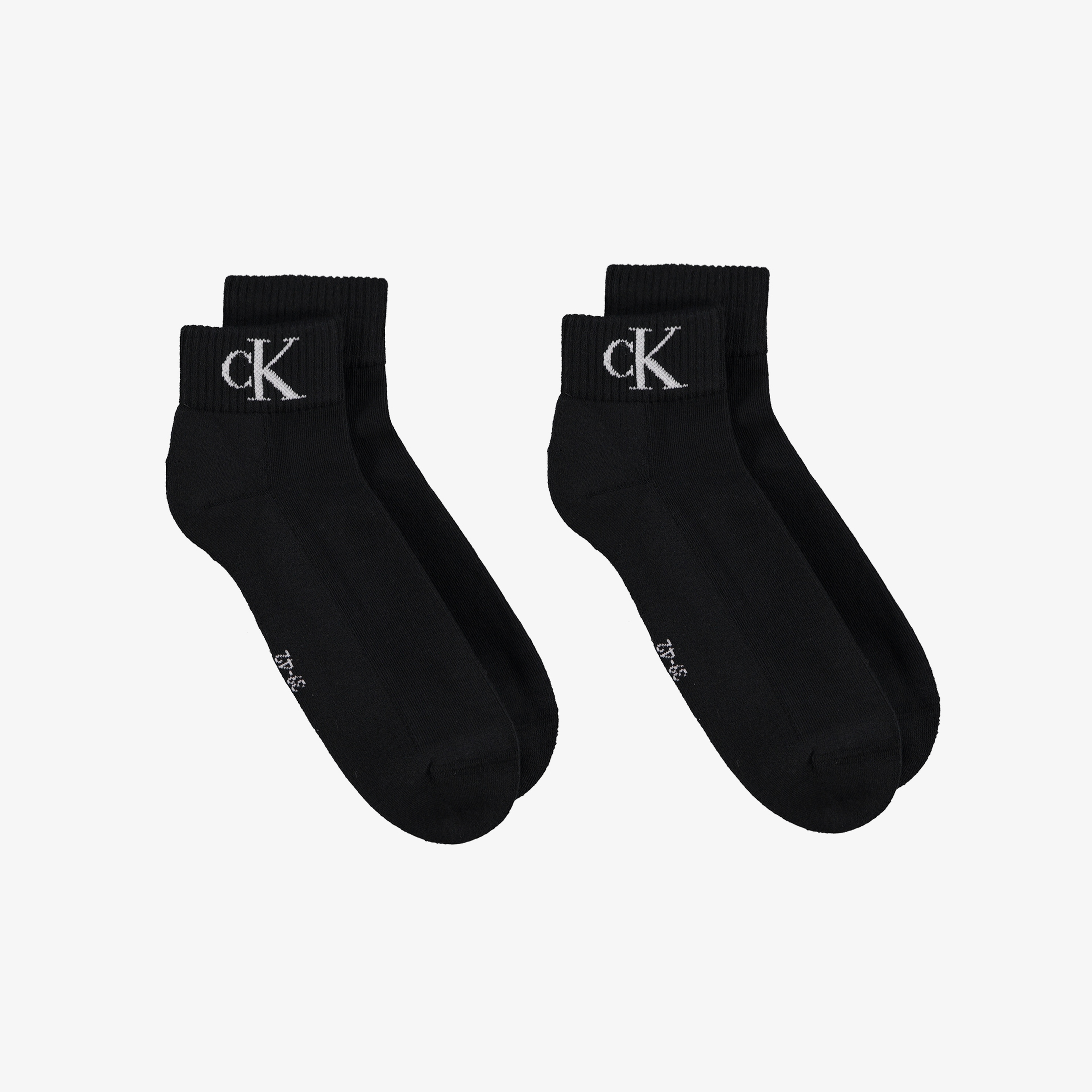 Calvin Klein Monogram 2P Erkek Siyah Çorap