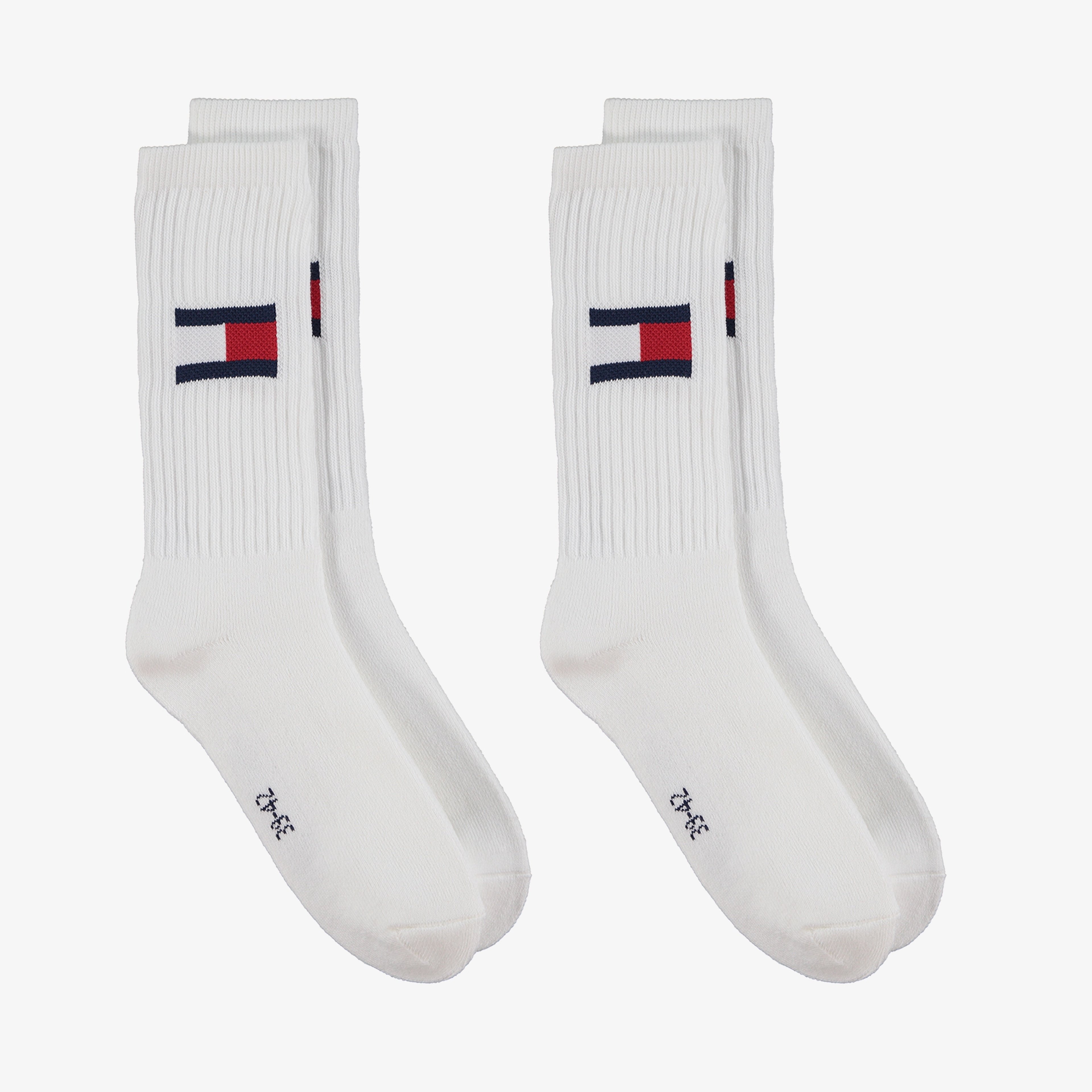 Tommy Hilfiger Fla 2P Unisex Beyaz 2'li Çorap