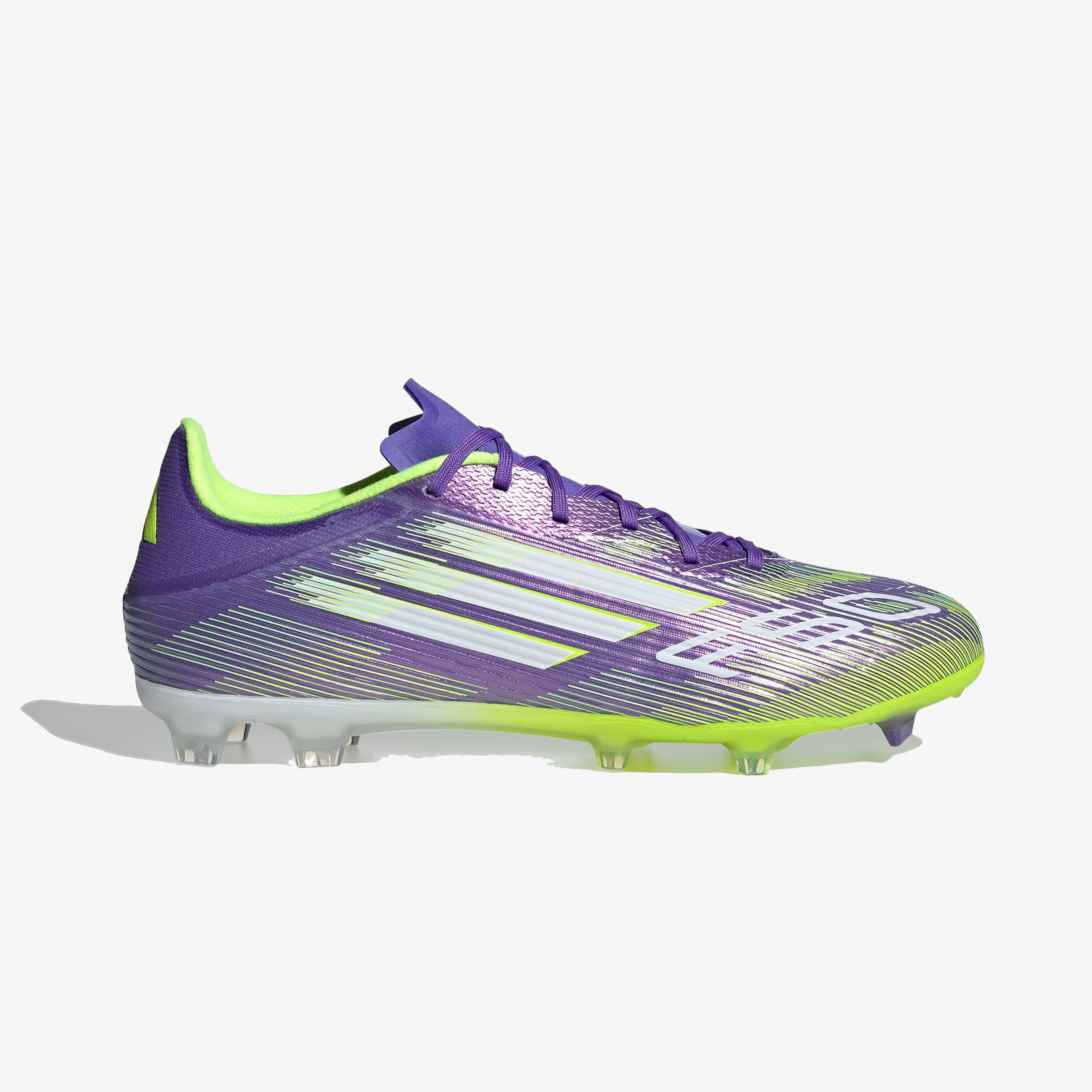 adidas F50 League Firm-Multi Ground Erkek Mor Çim Saha Kramponu