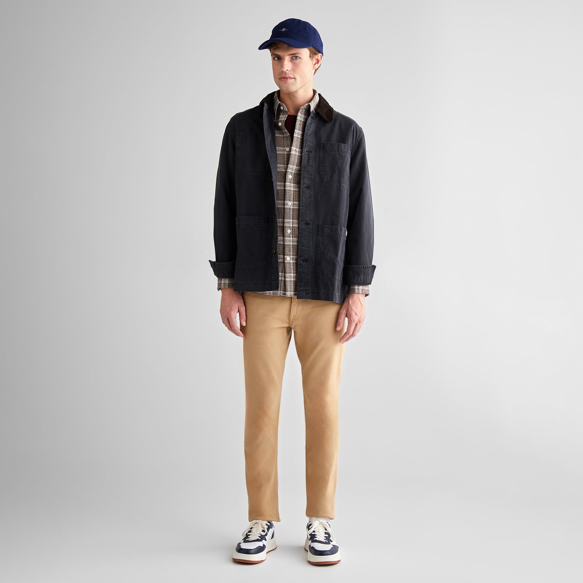 GANT Erkek Siyah Regular Fit  Gömlek