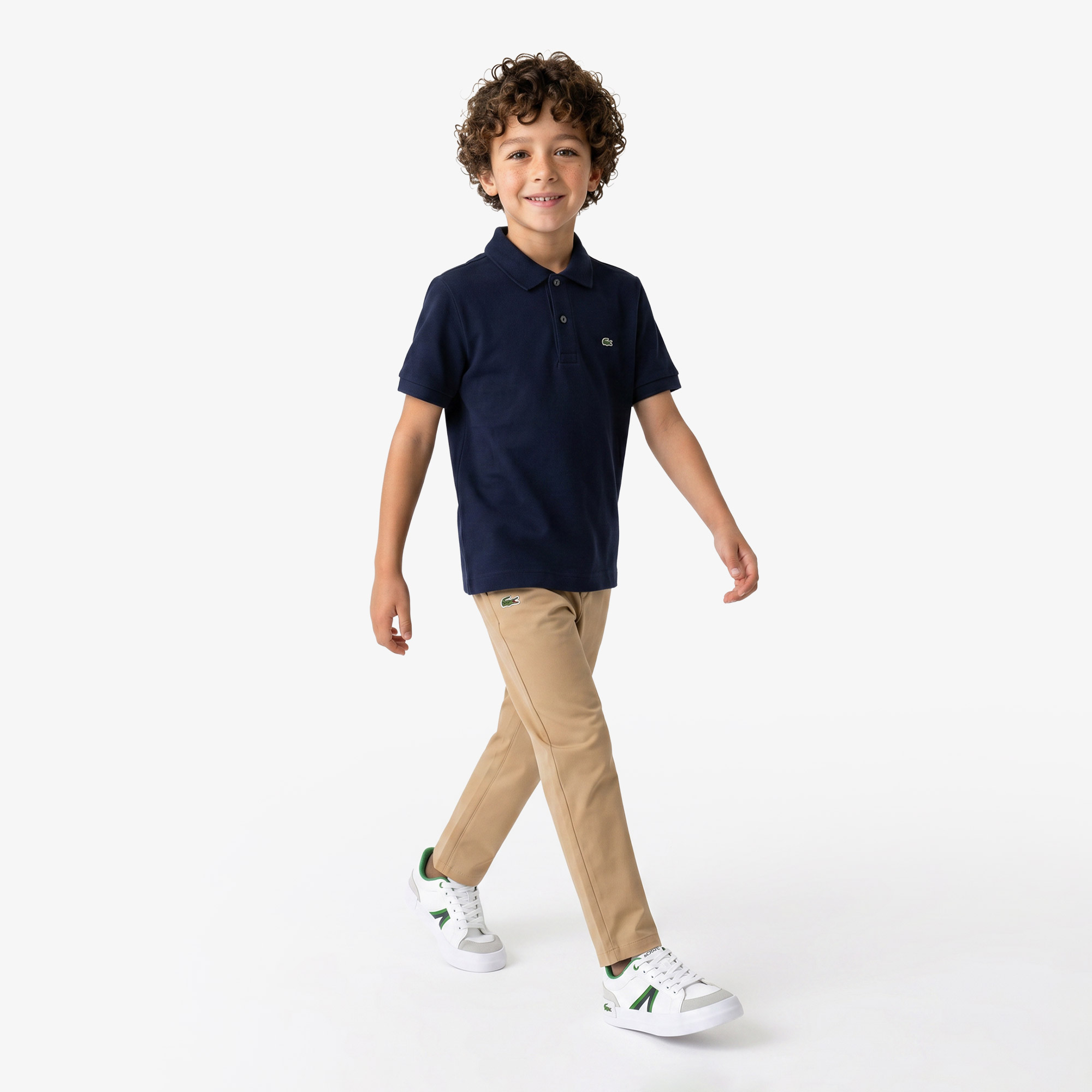 Lacoste Regular Fit Çocuk Lacivert Polo