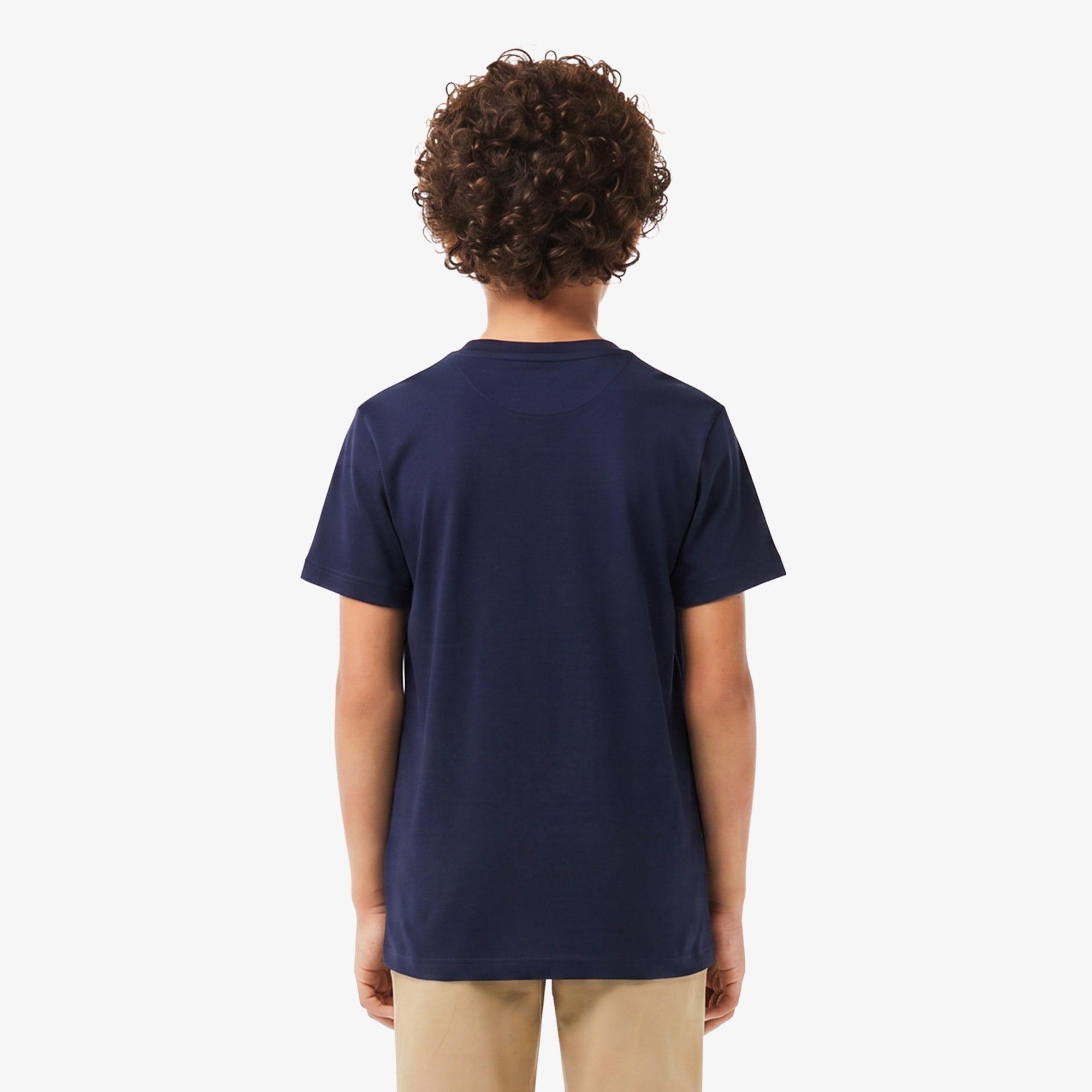 Lacoste Regular Fit Çocuk Beyaz T-Shirt