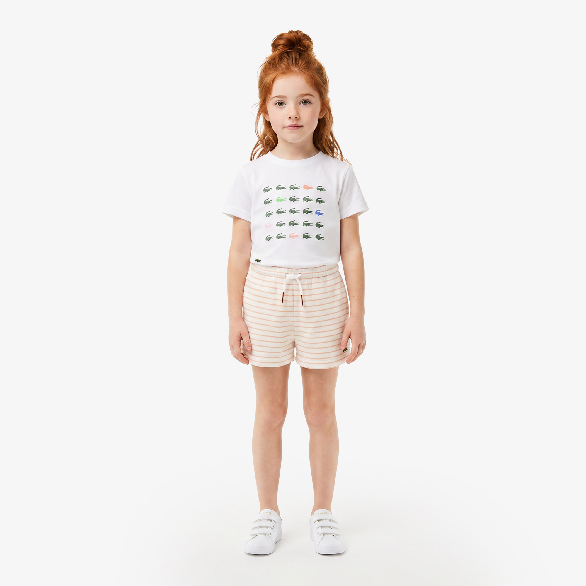 Lacoste Regular Fit Çocuk Beyaz T-Shirt