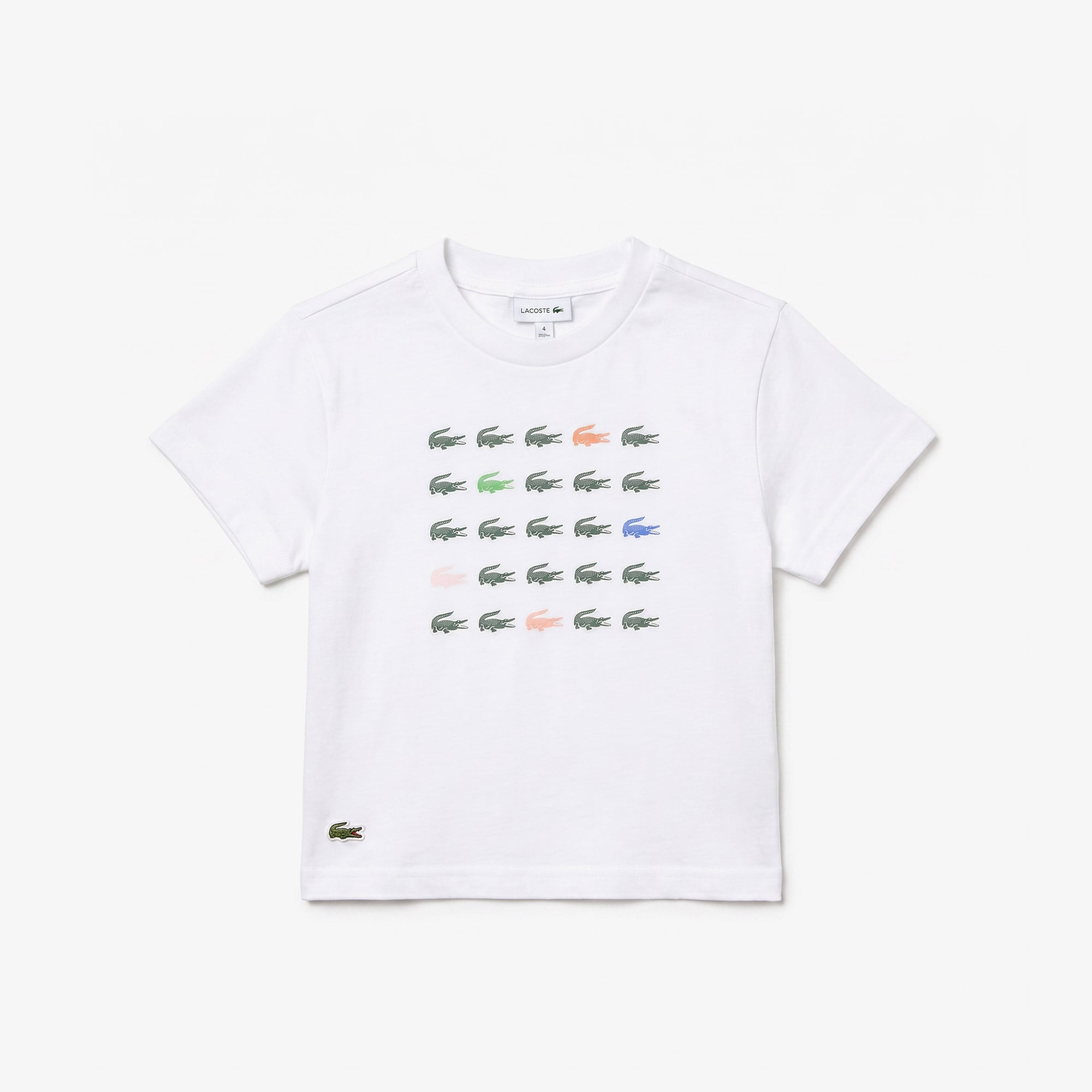 Lacoste Regular Fit Çocuk Beyaz T-Shirt