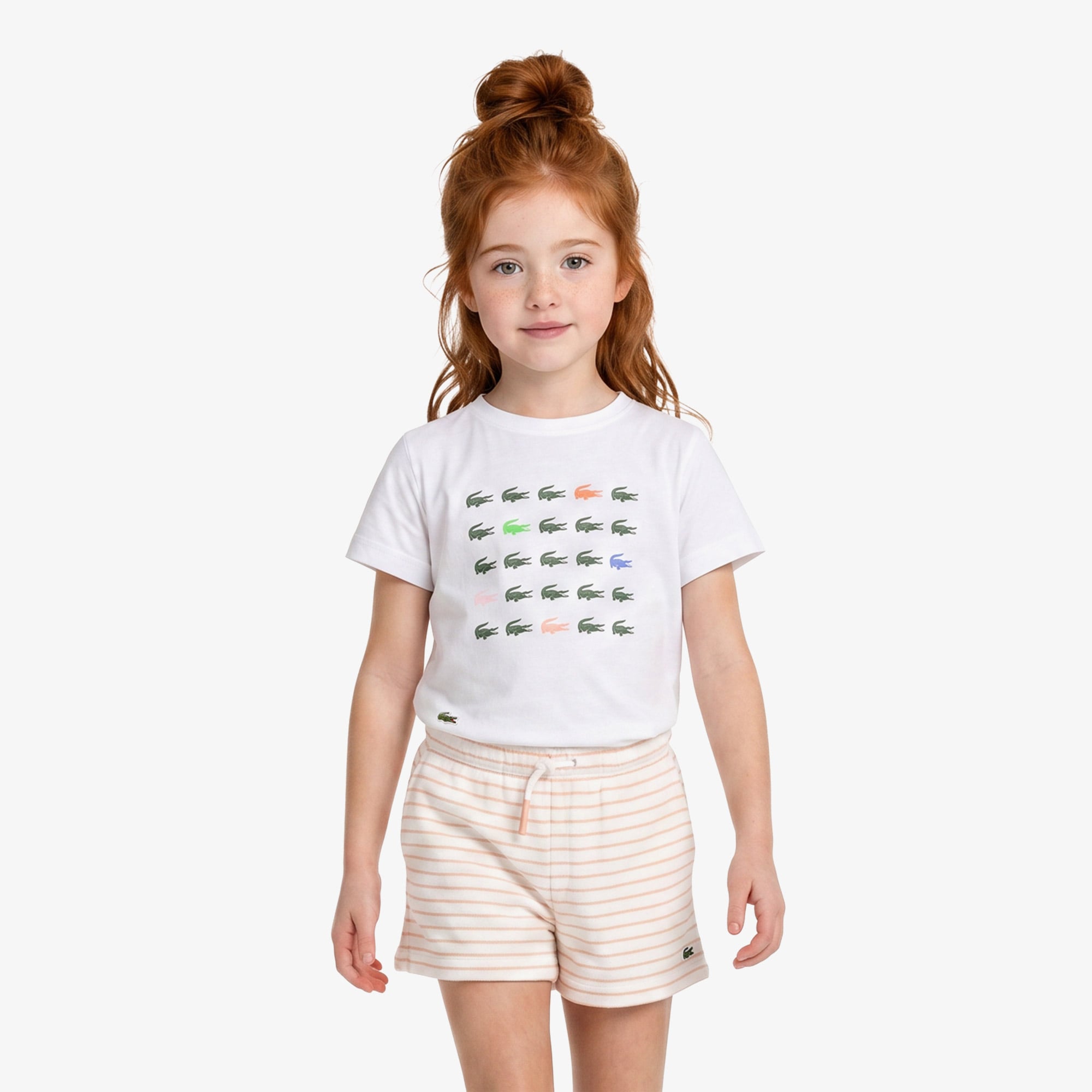 Lacoste Regular Fit Çocuk Beyaz T-Shirt