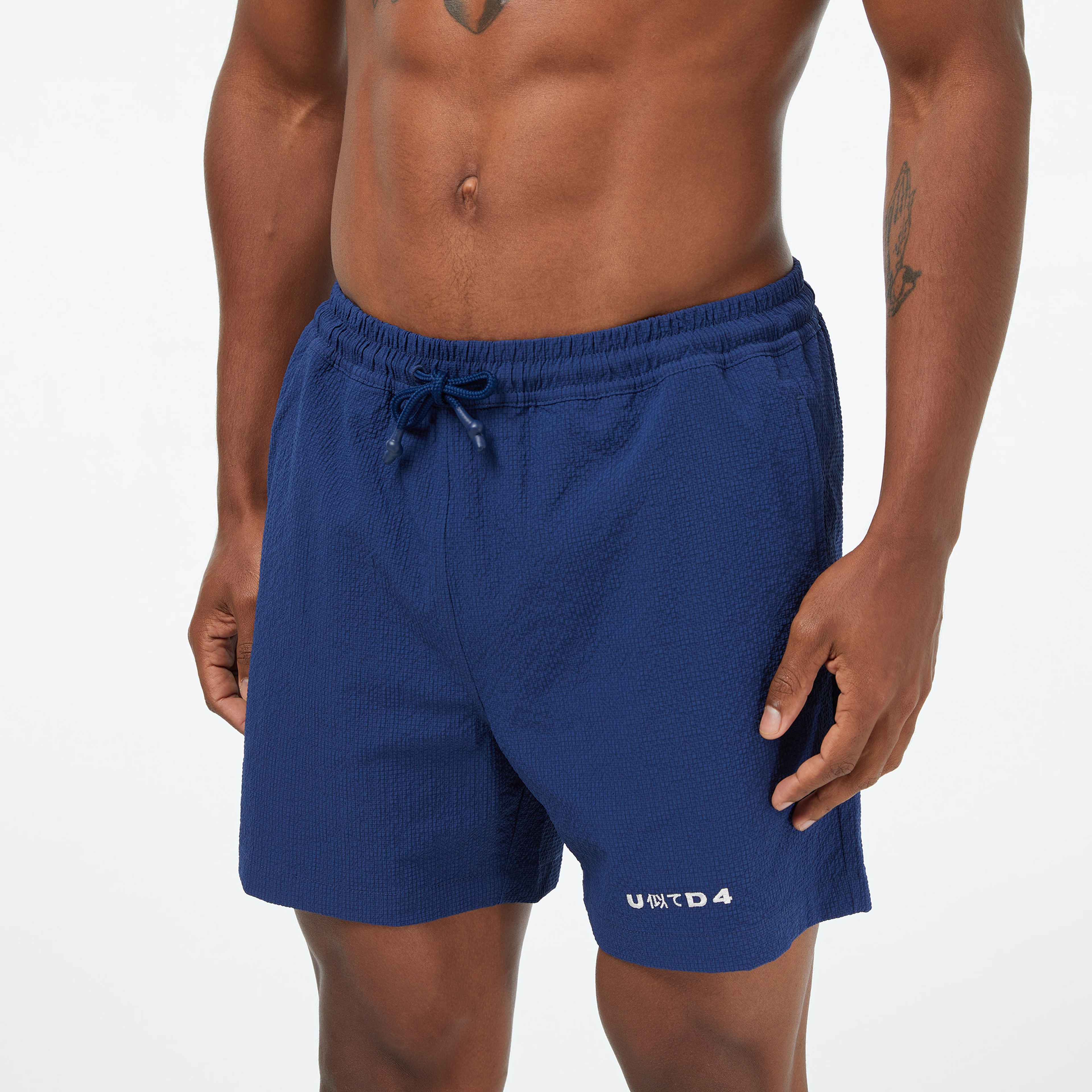 UNITED4 Regular Fit Erkek Lacivert Deniz Şortu