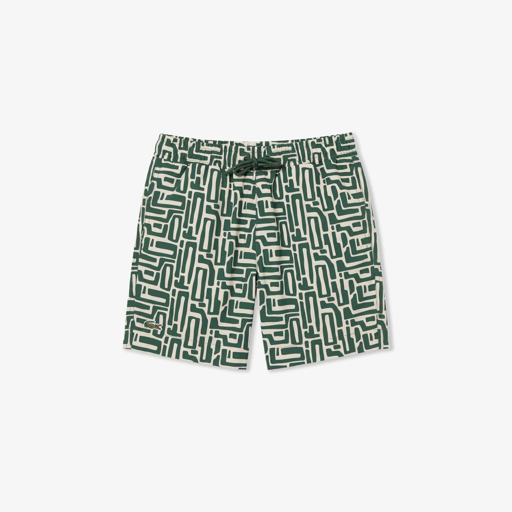 Lacoste Regular Fit Çocuk Yeşil Deniz Şortu
