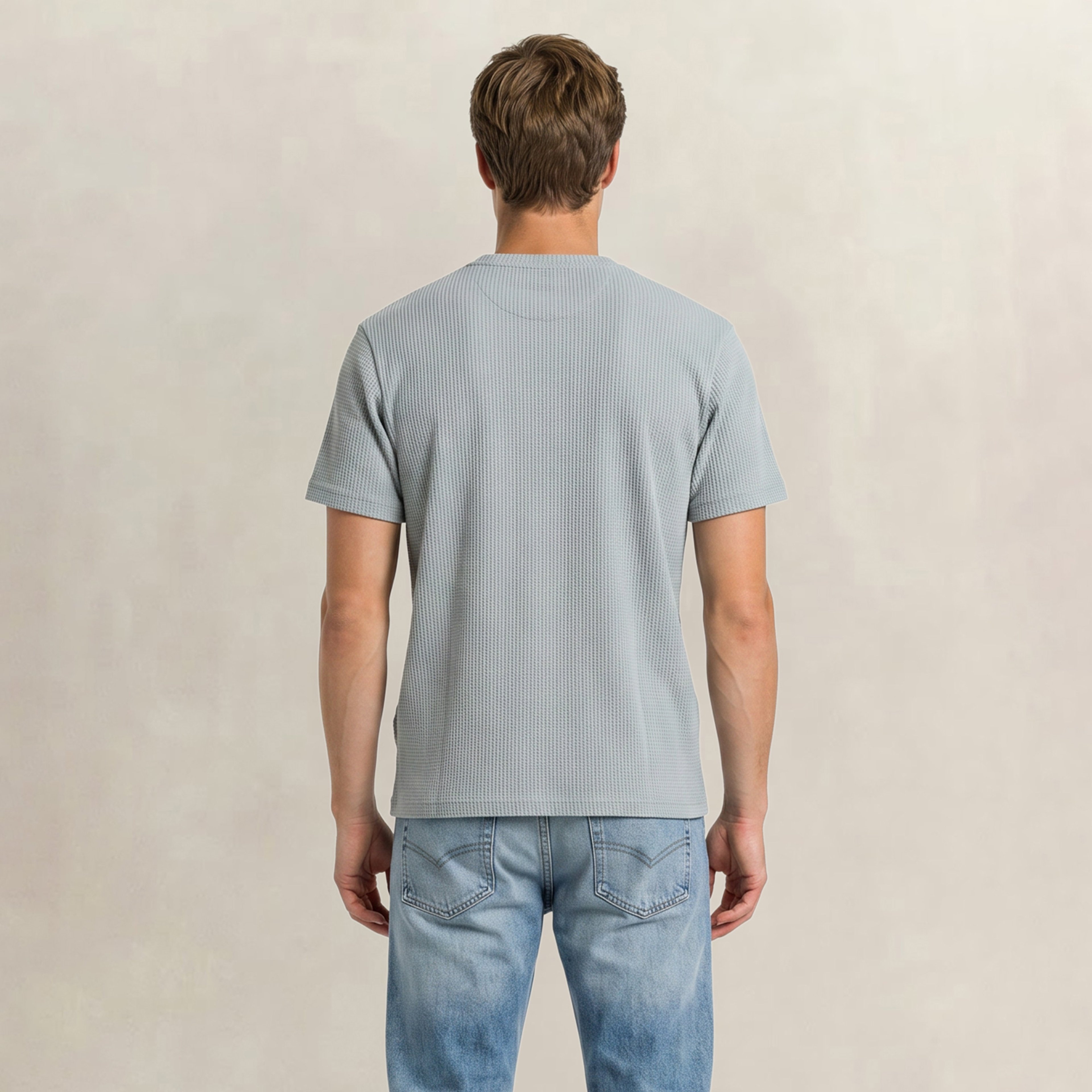 GANT Erkek Yeşil Bisiklet Yaka Regular Fit Logolu T-Shirt