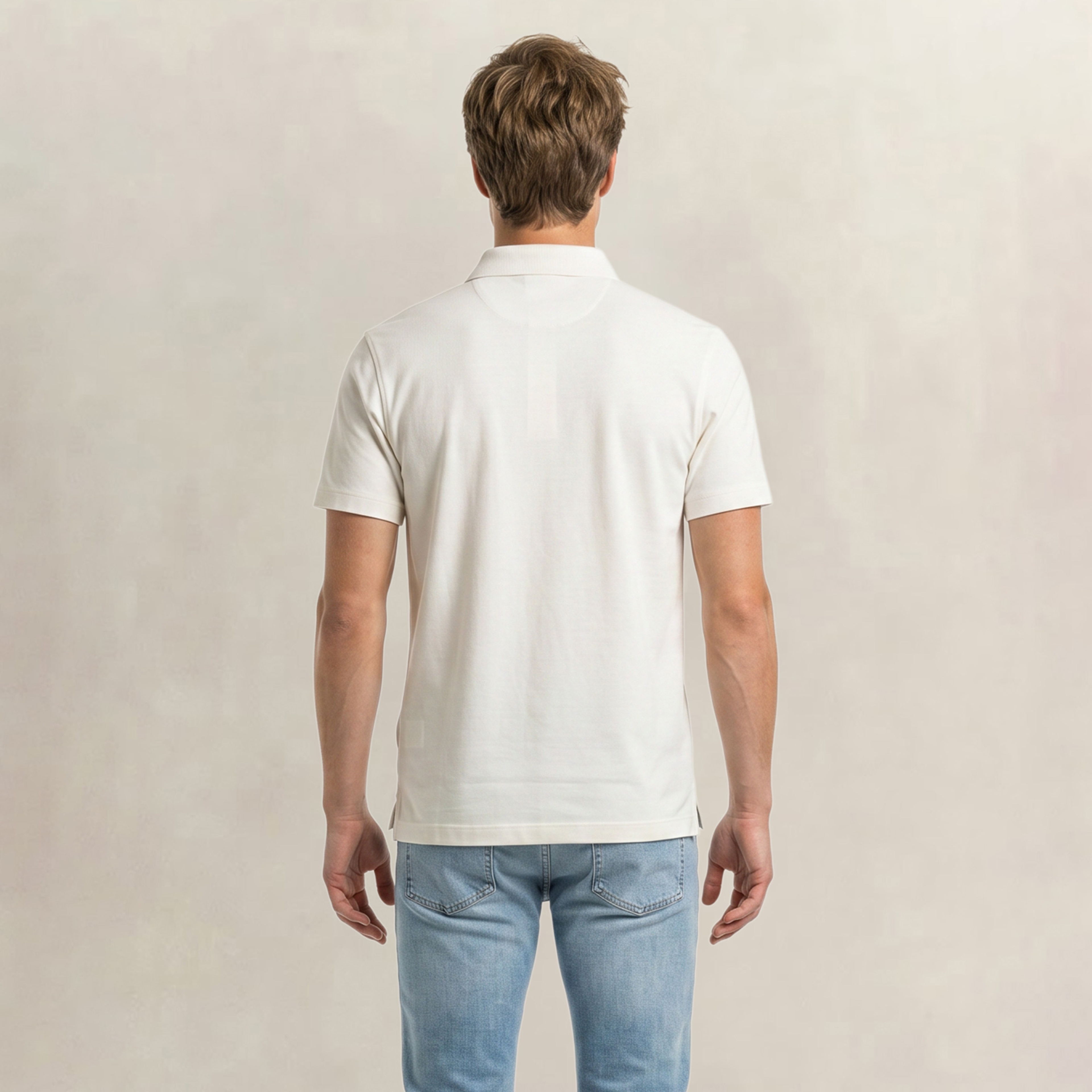 GANT Erkek Beyaz Regular Fit Logolu Polo Yaka T-Shirt