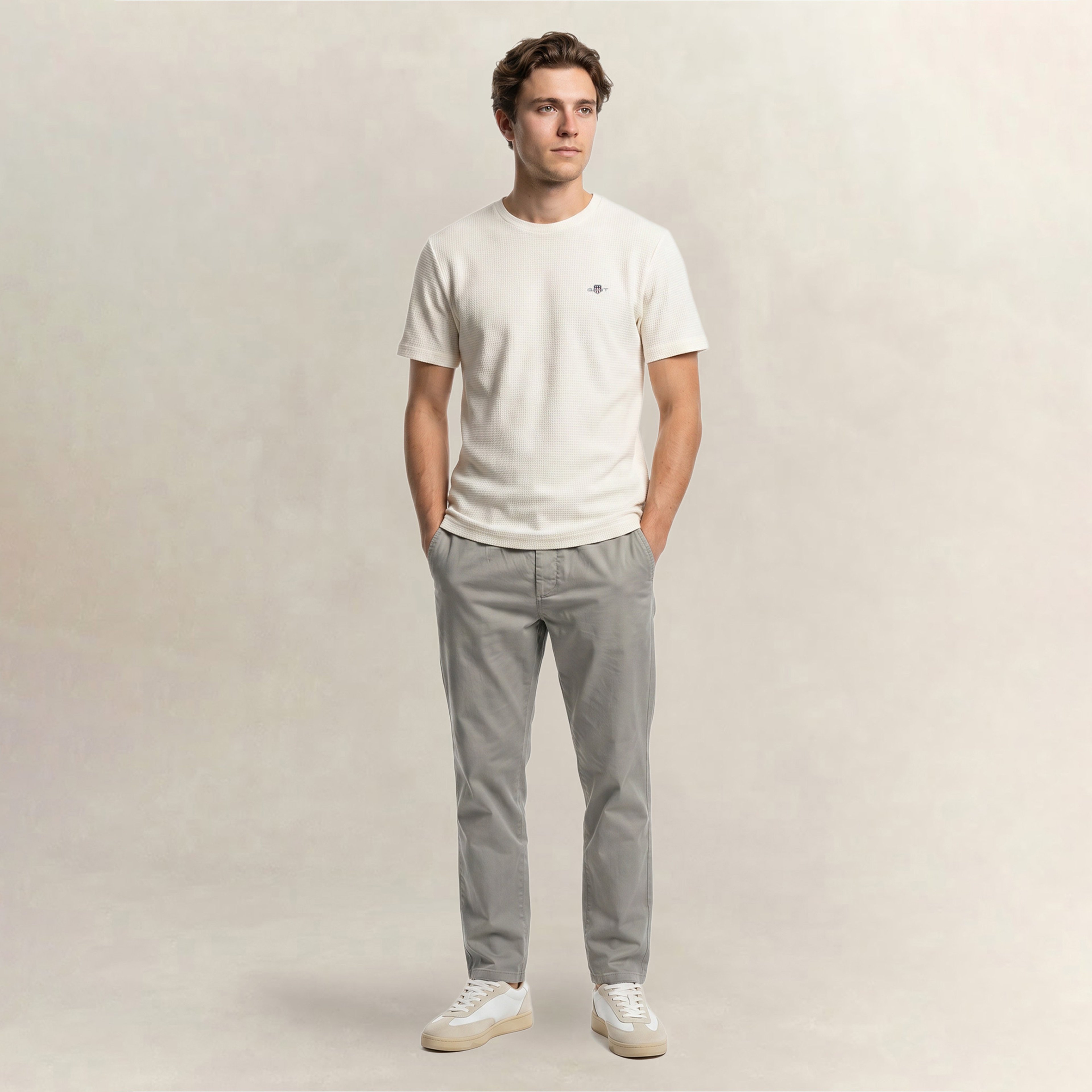 GANT Erkek Gri Regular Fit Jogger Pantolon