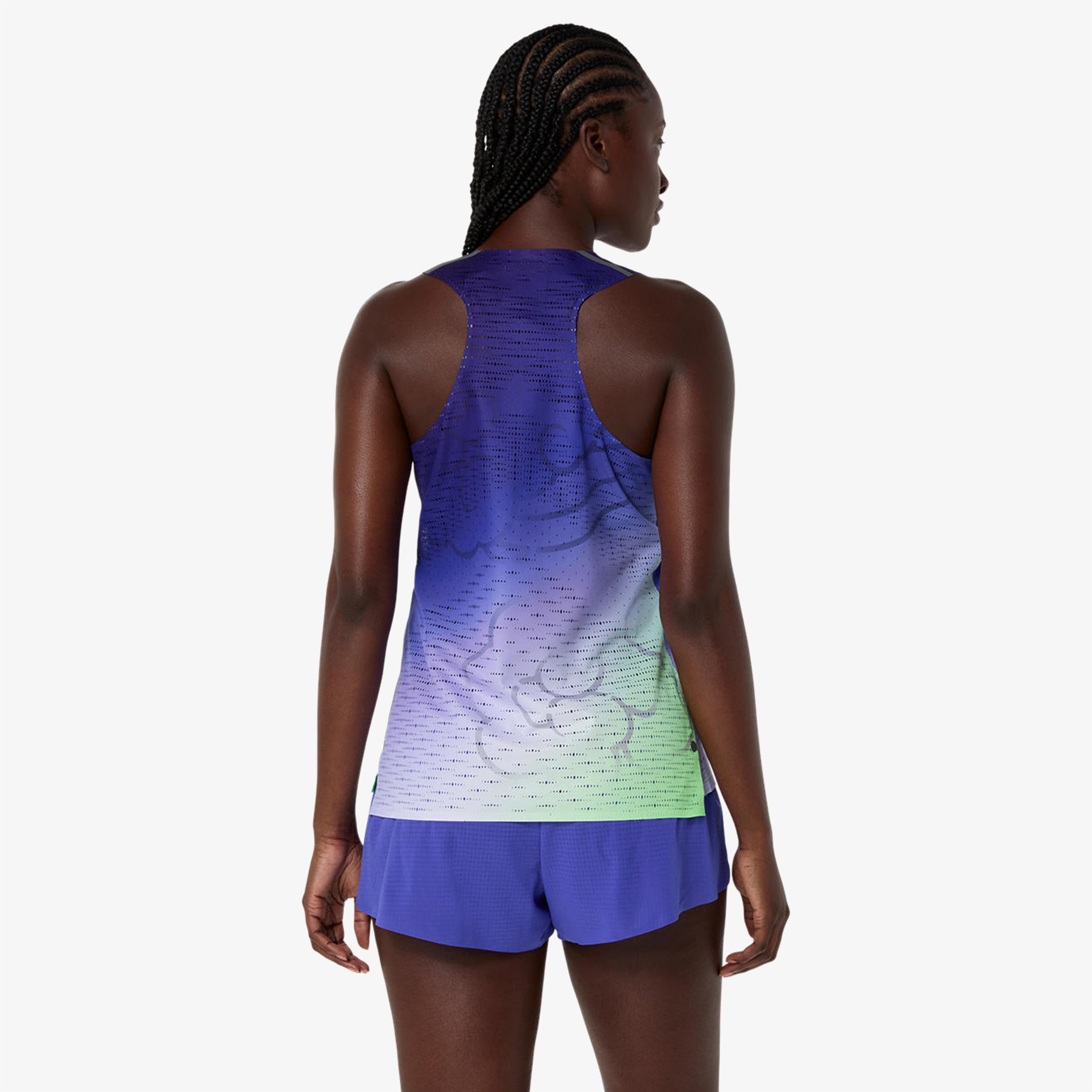 Asics Metaspeed Singlet Kadın Lacivert Koşu T-Shirt