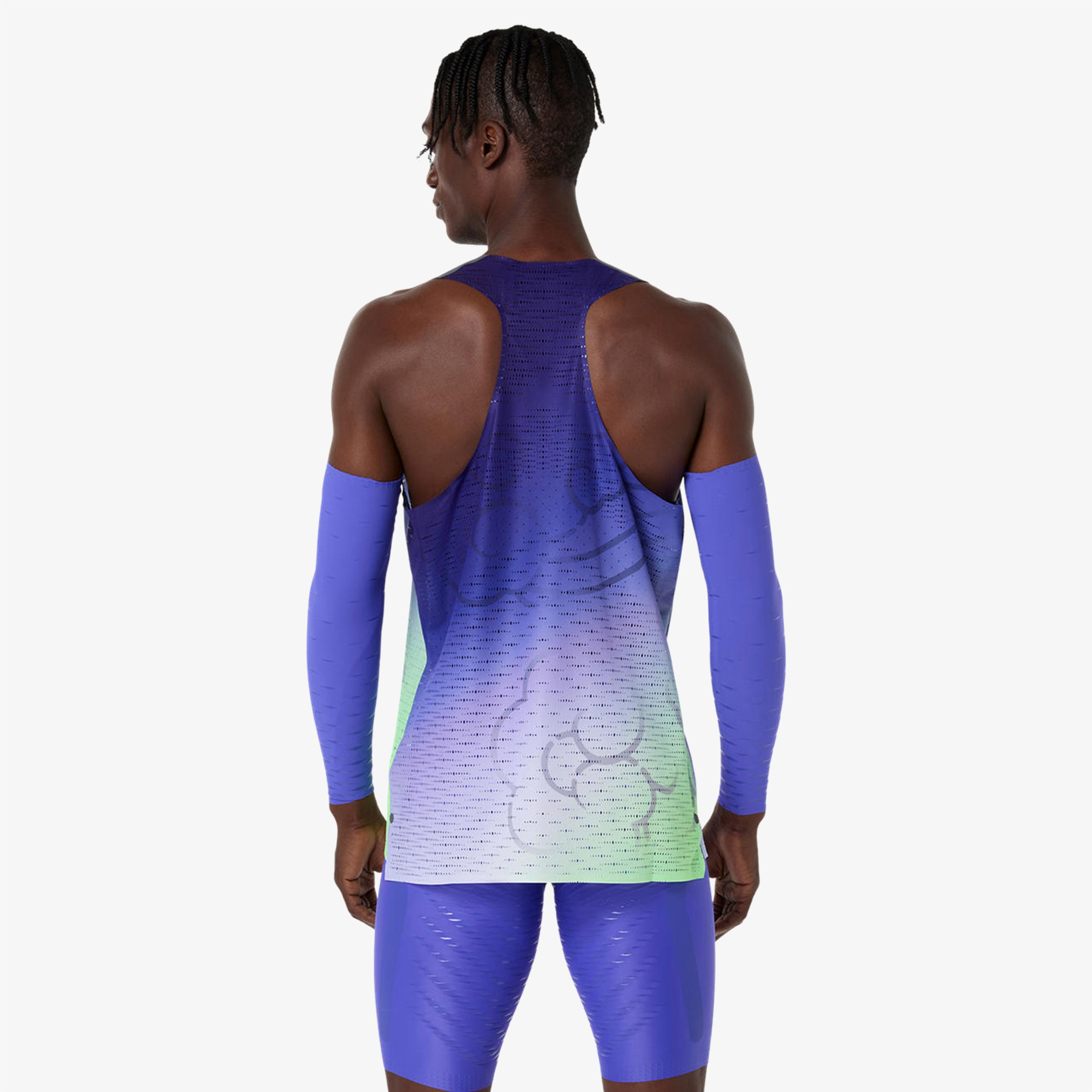 Asics Metaspeed Singlet Erkek Mor Koşu T-Shirt
