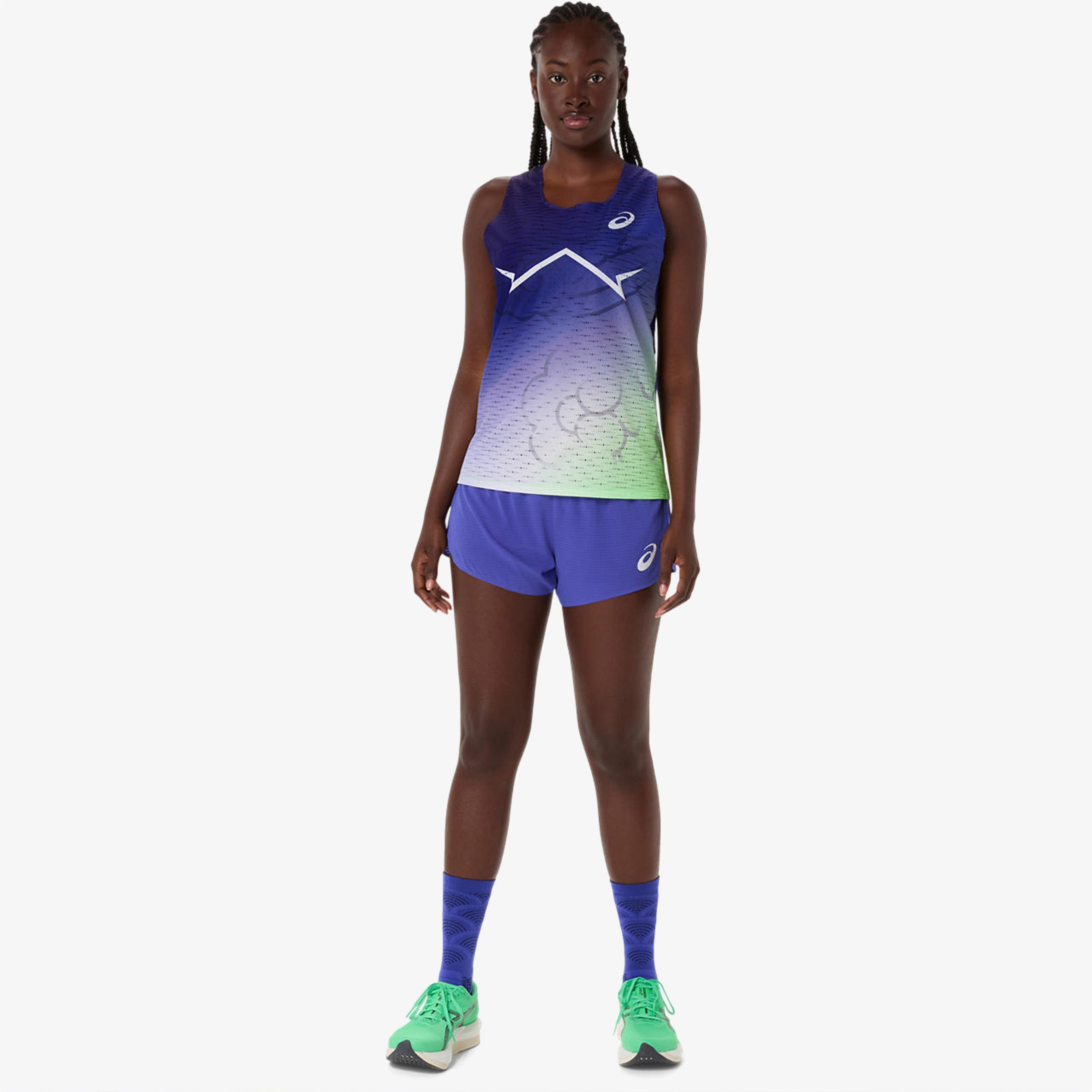 Asics Actibreeze Light Kadın Mor Koşu Şortu