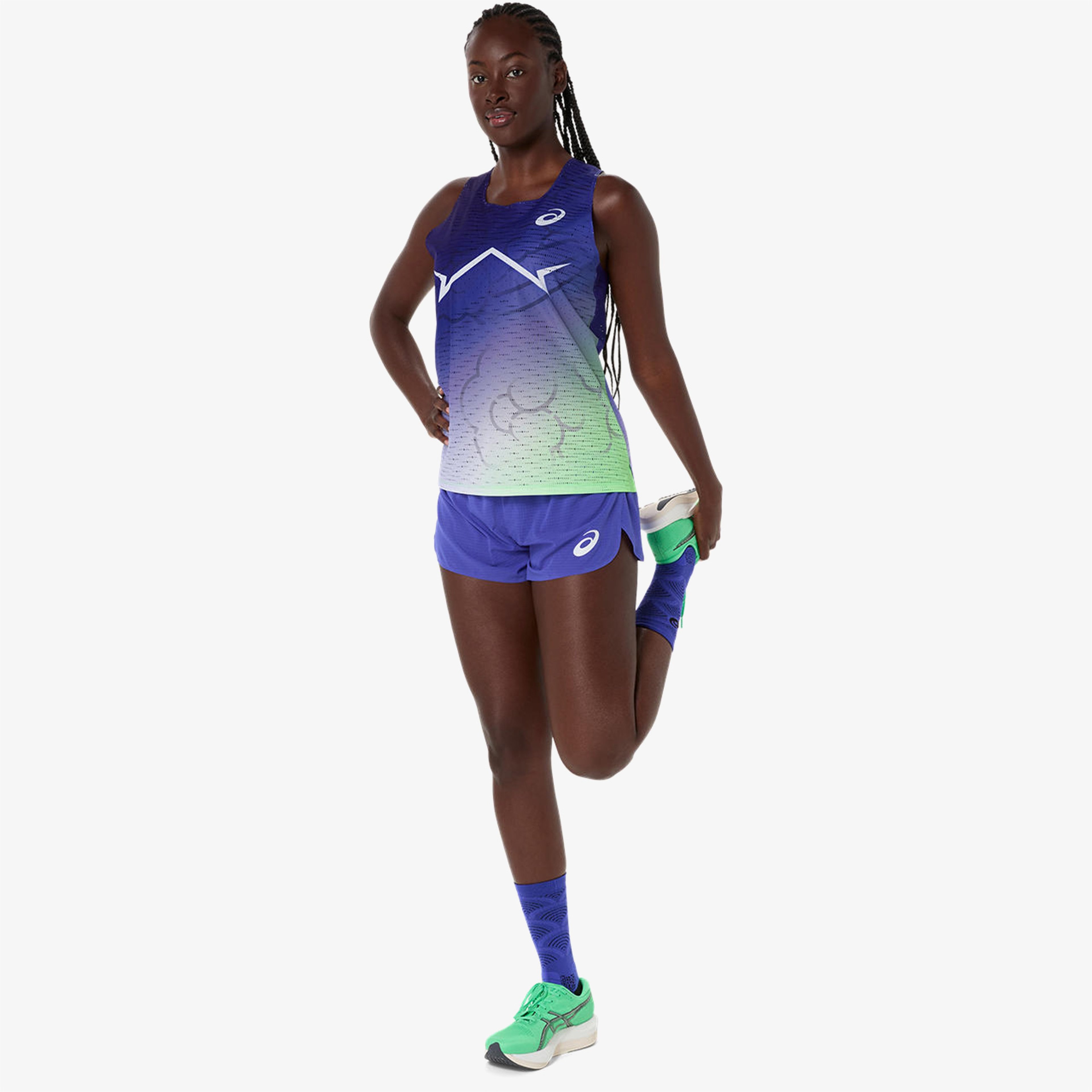 Asics Actibreeze Light Kadın Mor Koşu Şortu