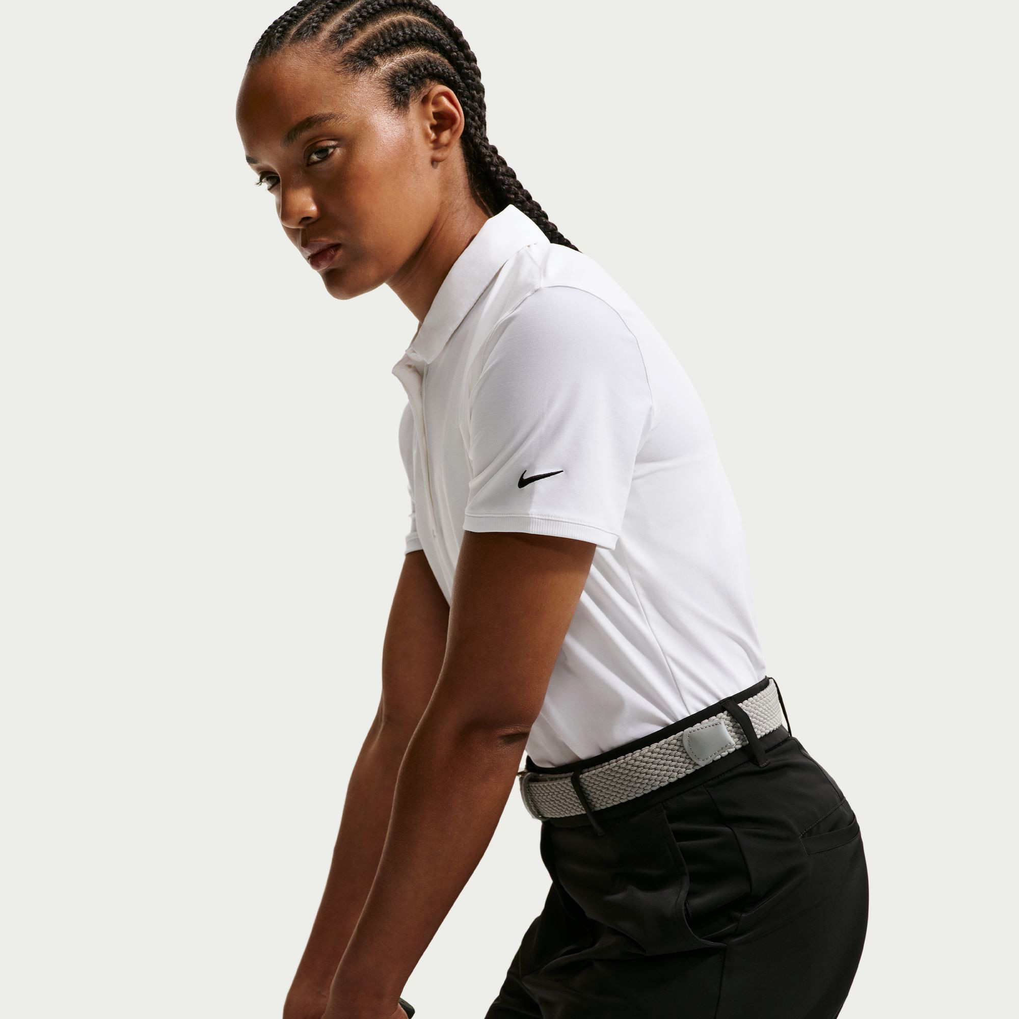 Nike Dri-FIT Victory Kadın Beyaz Golf T-Shirt