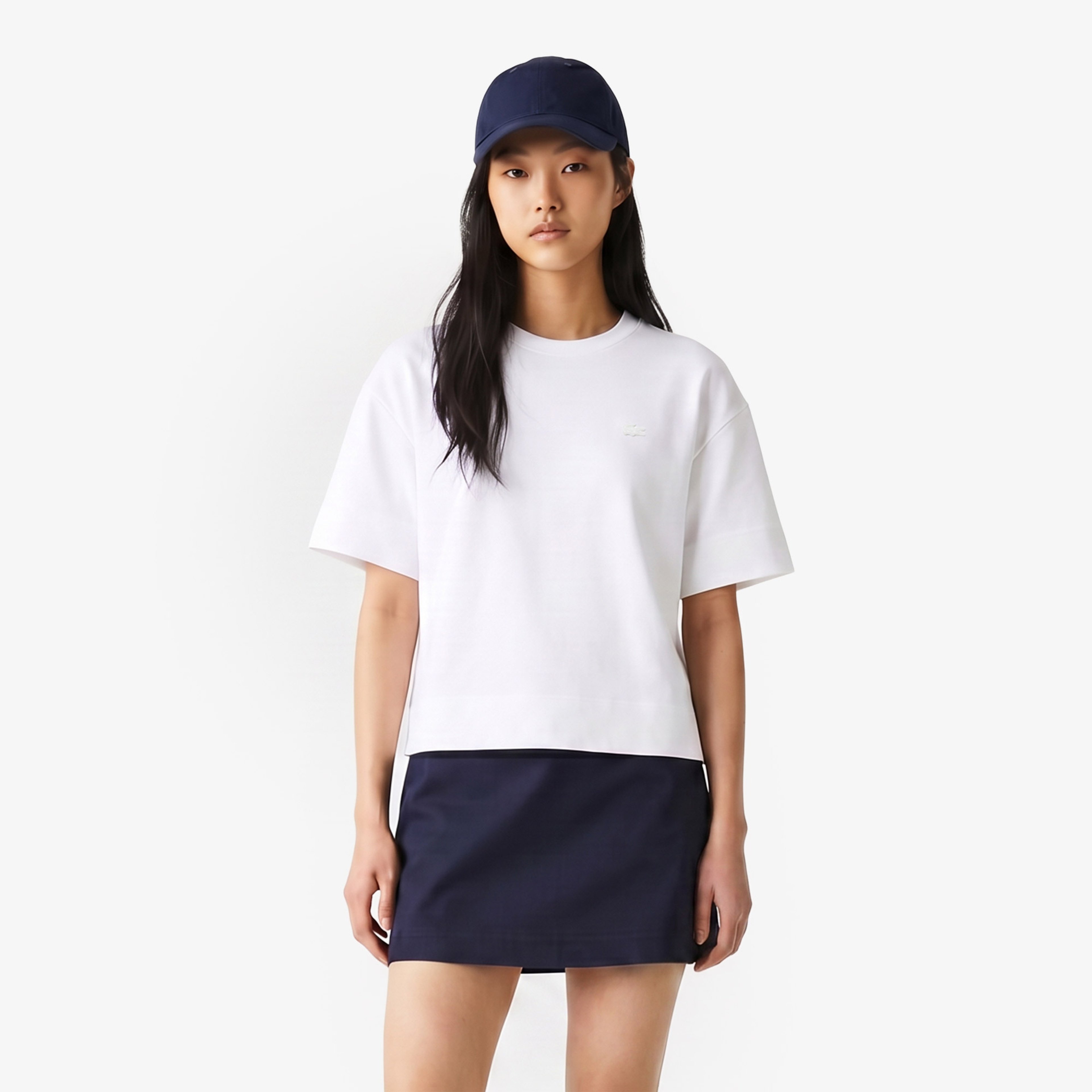 Lacoste Regular Fit Kadın Bej T-Shirt