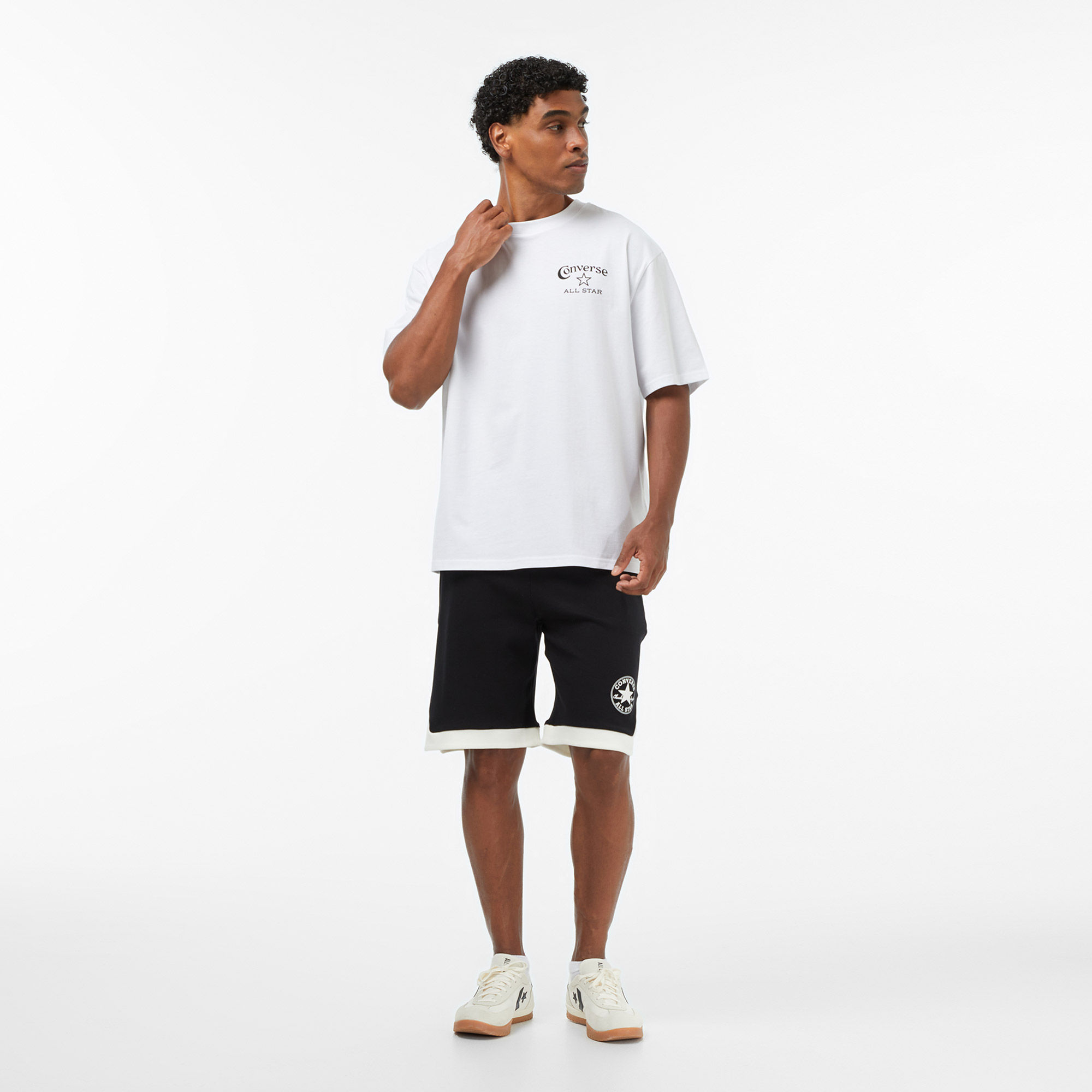 Converse Regular Fit Erkek Beyaz T-Shirt