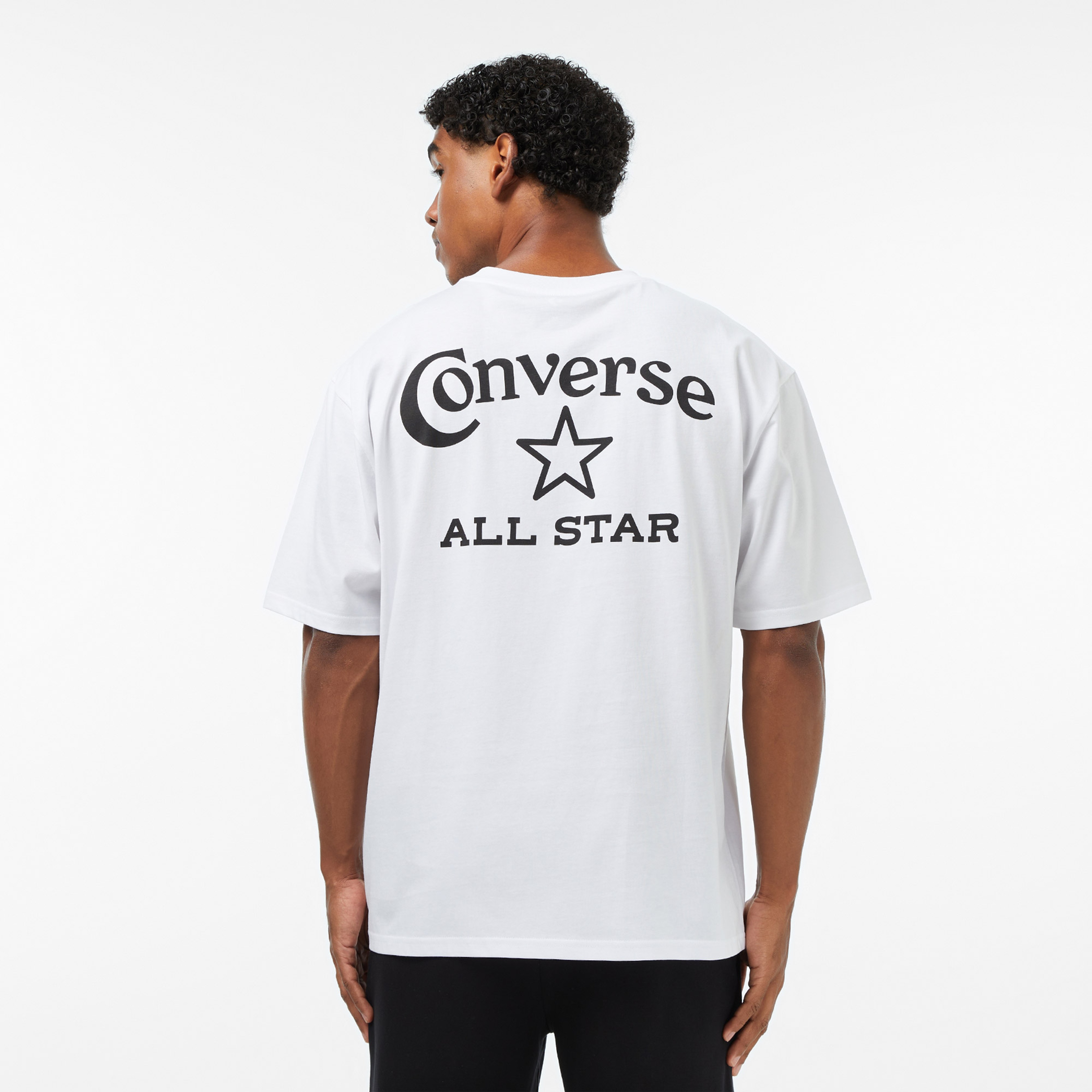 Converse Regular Fit Erkek Beyaz T-Shirt