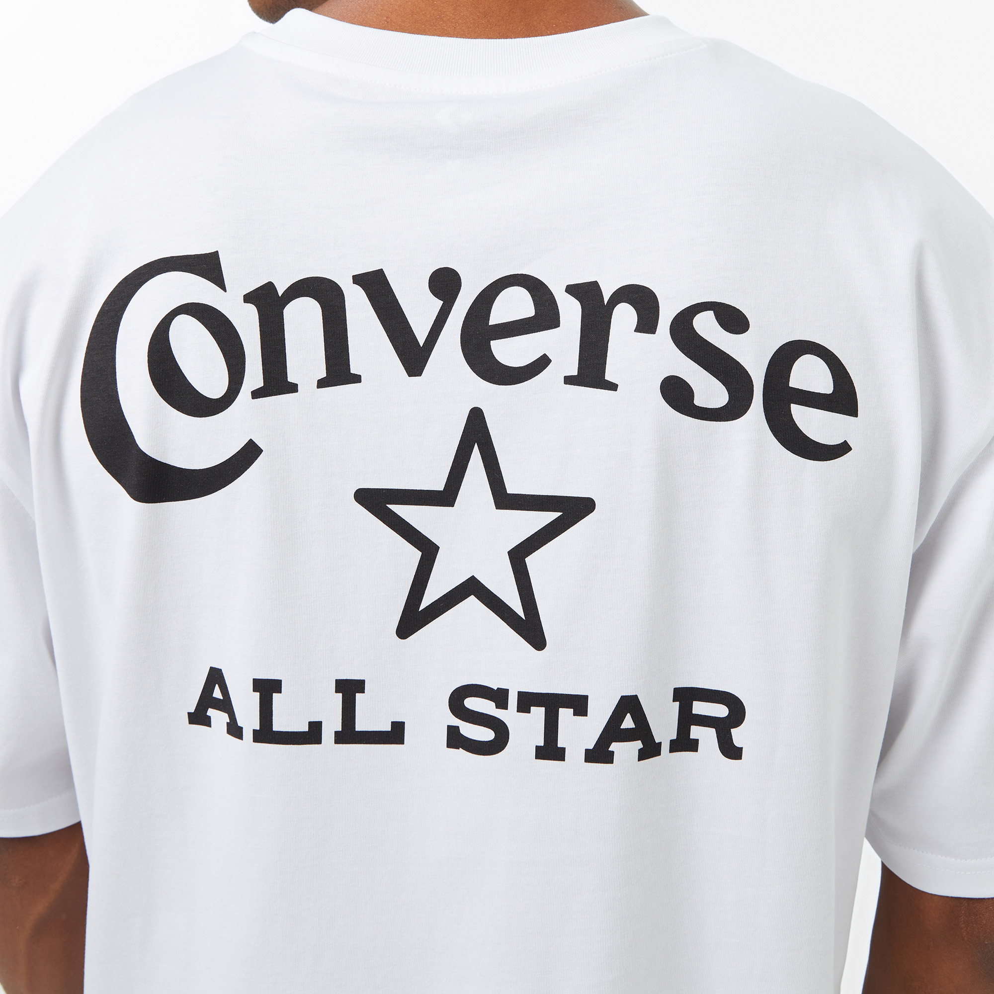 Converse Regular Fit Erkek Beyaz T-Shirt