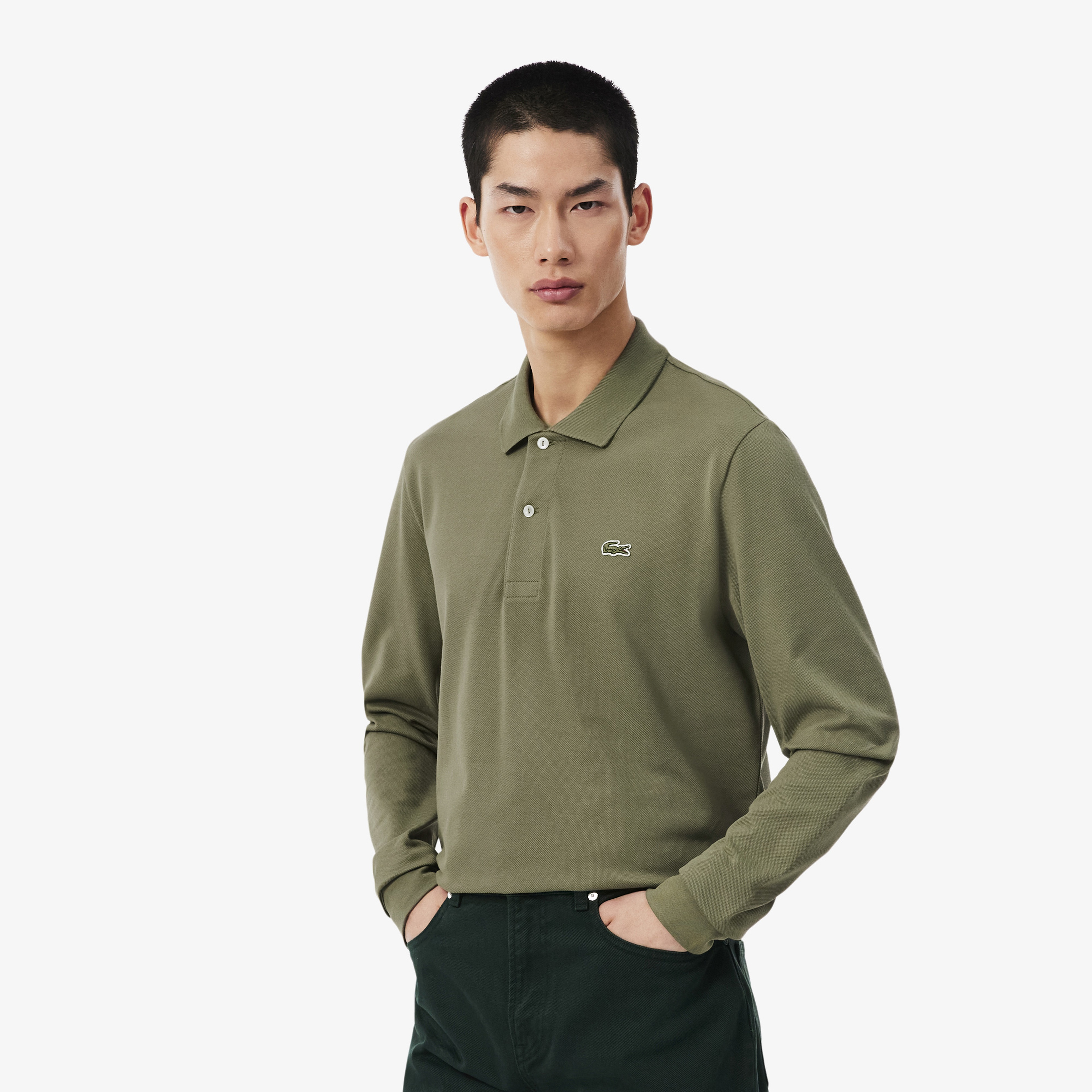 Lacoste Erkek Haki Polo