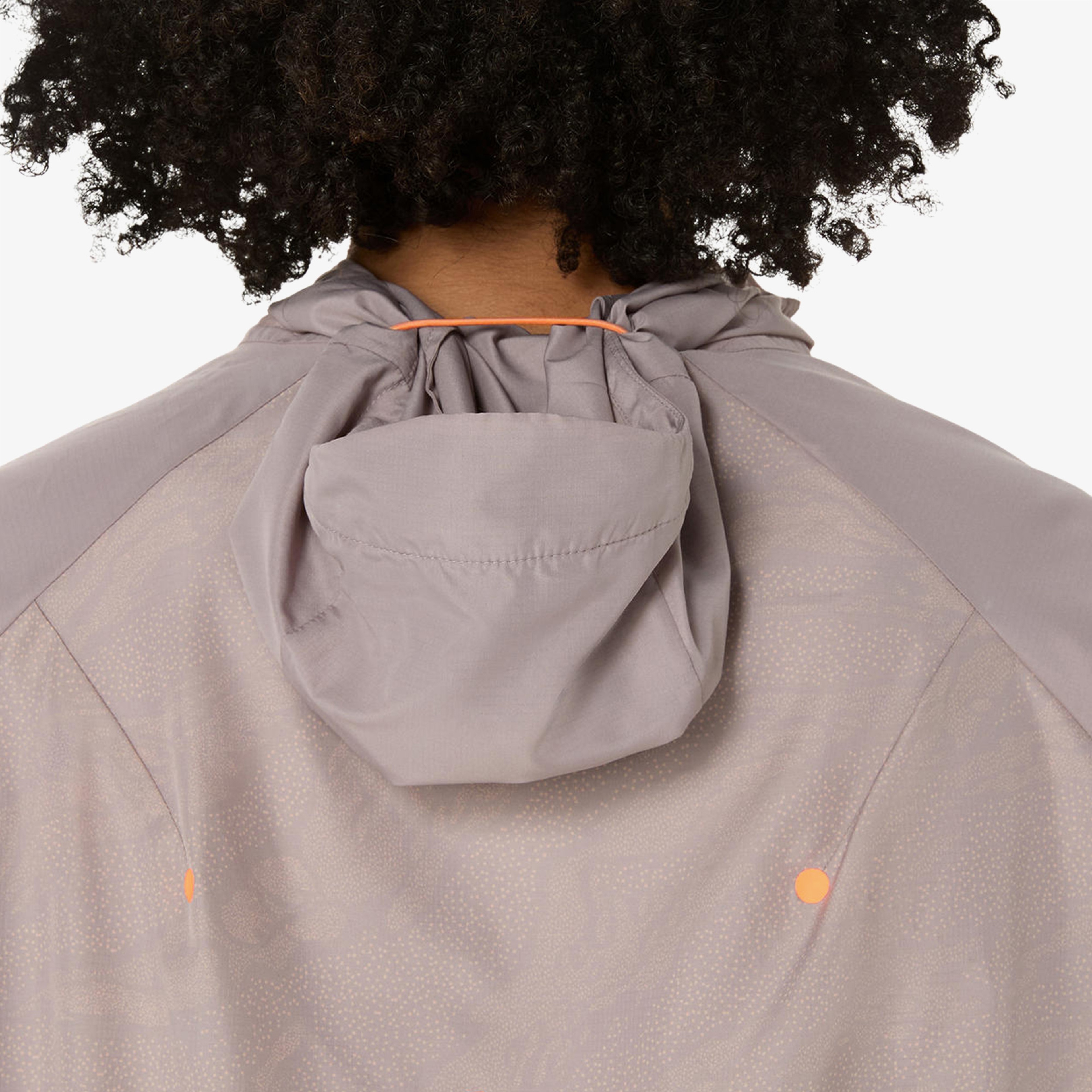 Asics Fujitrail Packable Windbreaker Kadın Gri Ceket