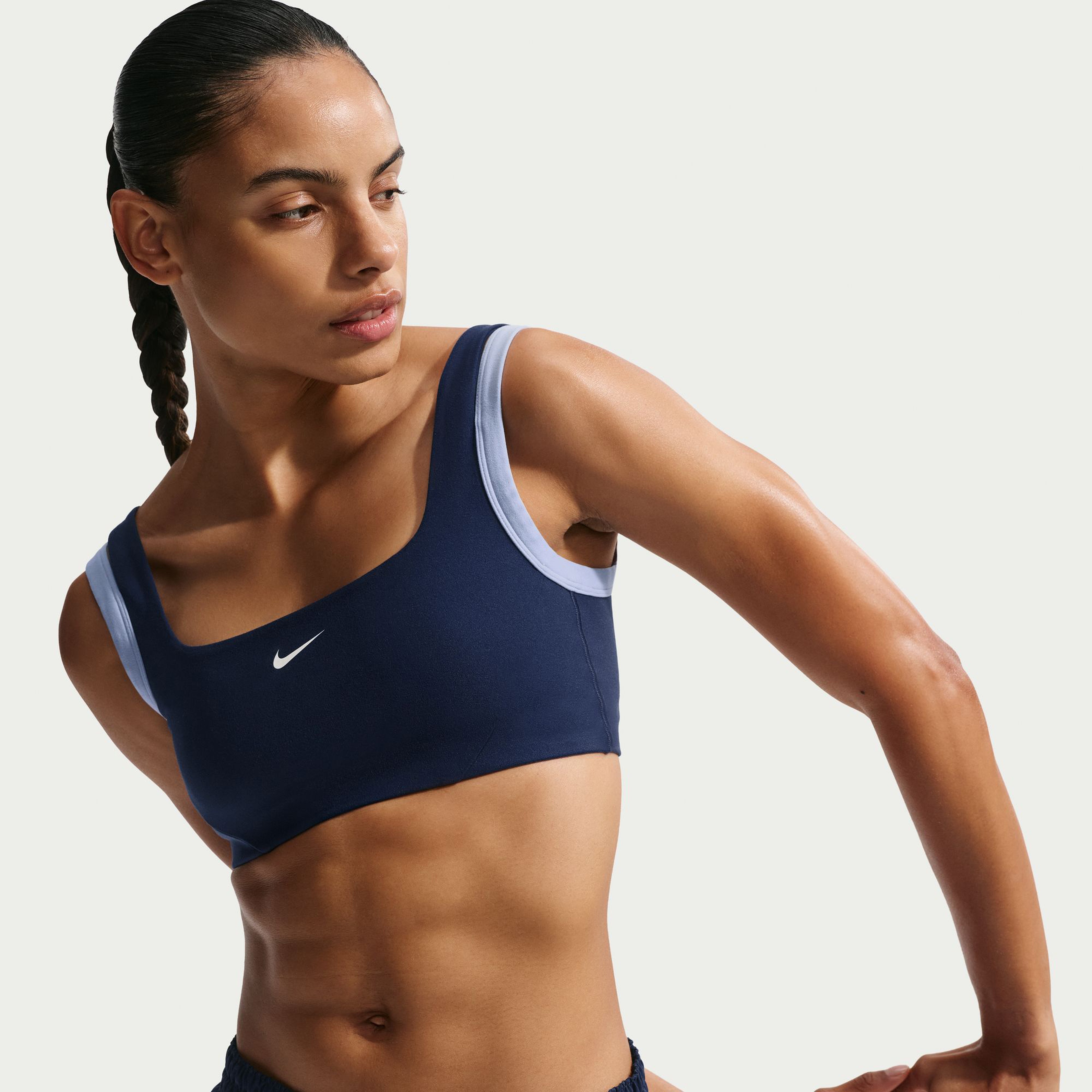 Nike One Kadın Lacivert Antrenman Bra