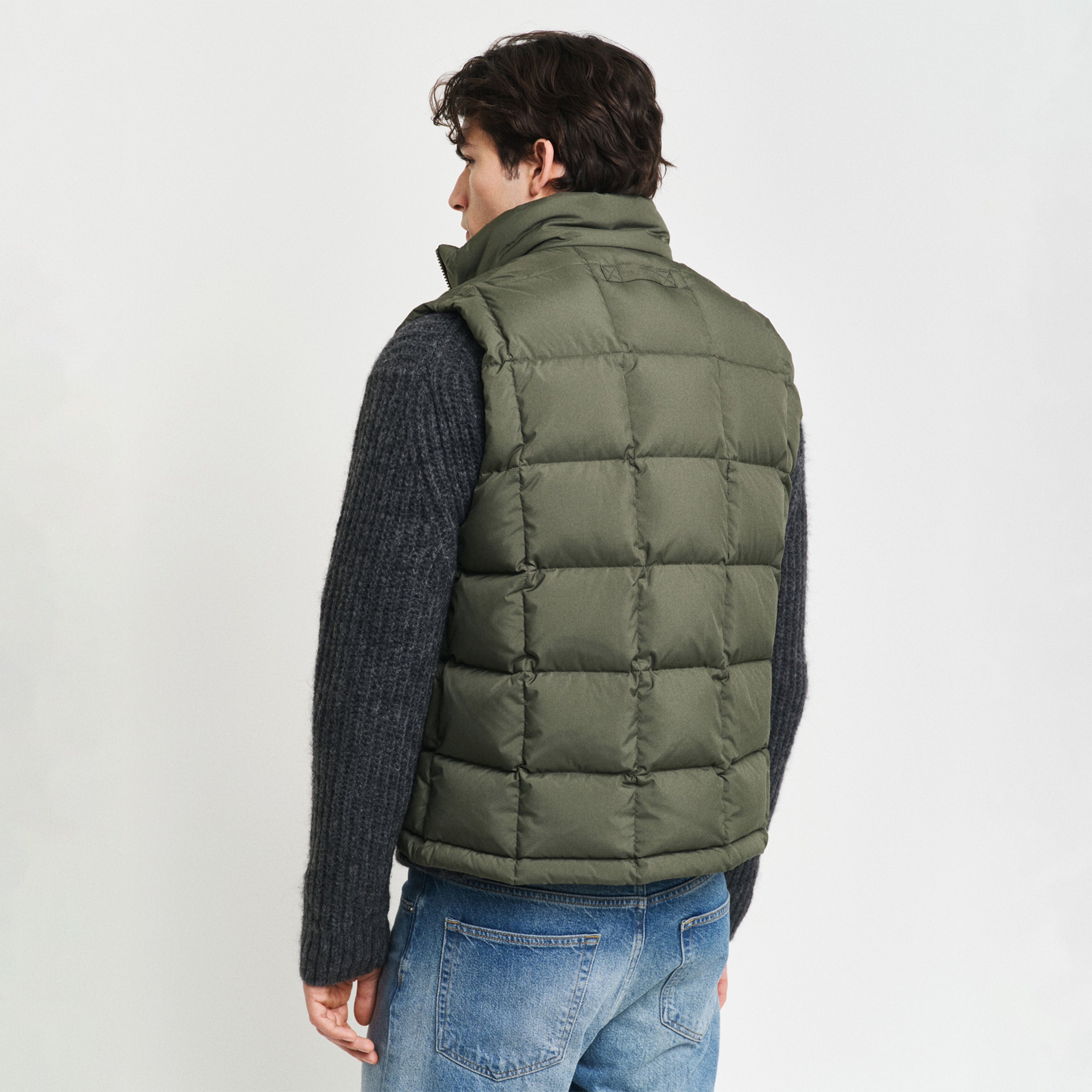 GANT Erkek Yeşil Regular Fit Yelek