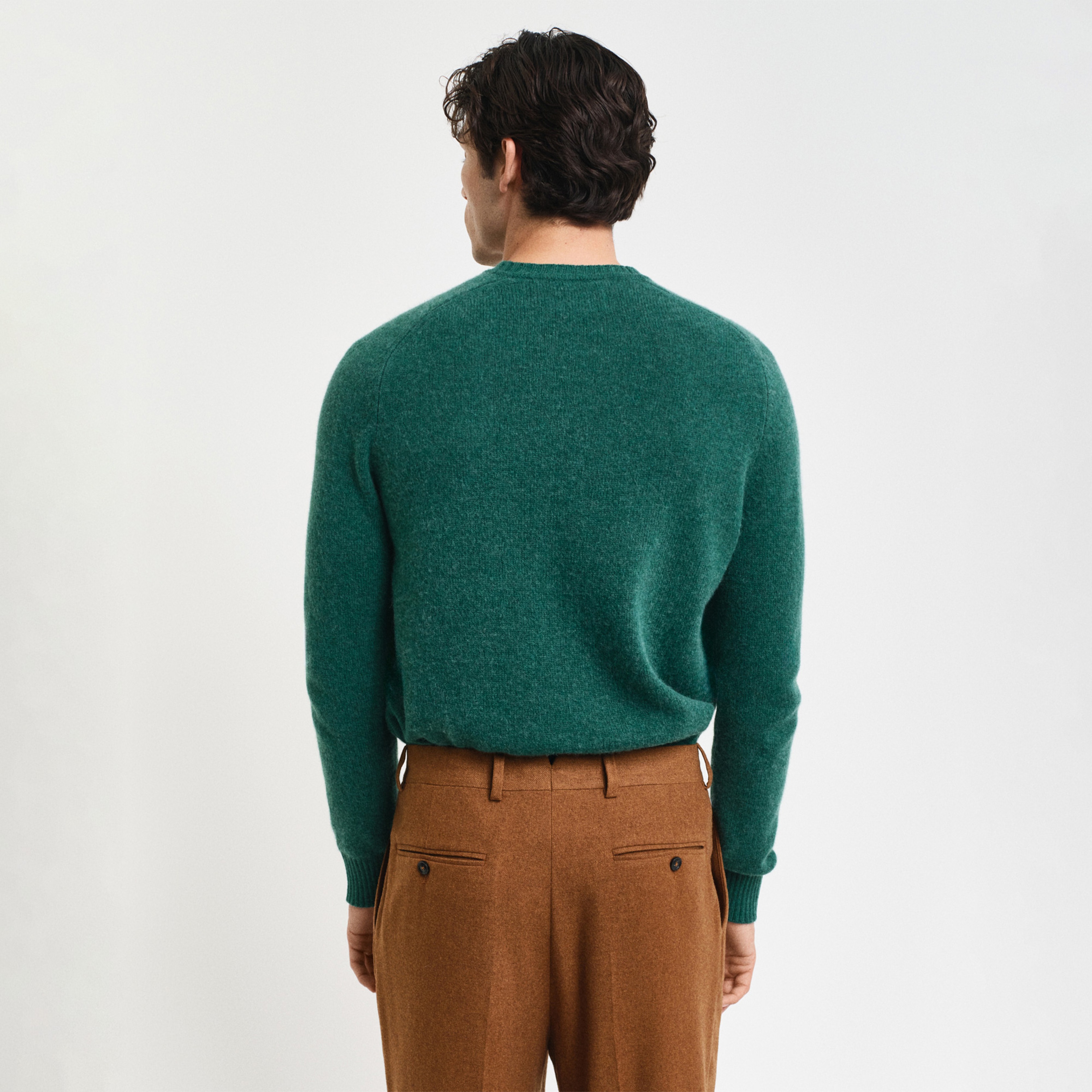 GANT Erkek Yeşil Regular Fit Uzun Kollu Triko
