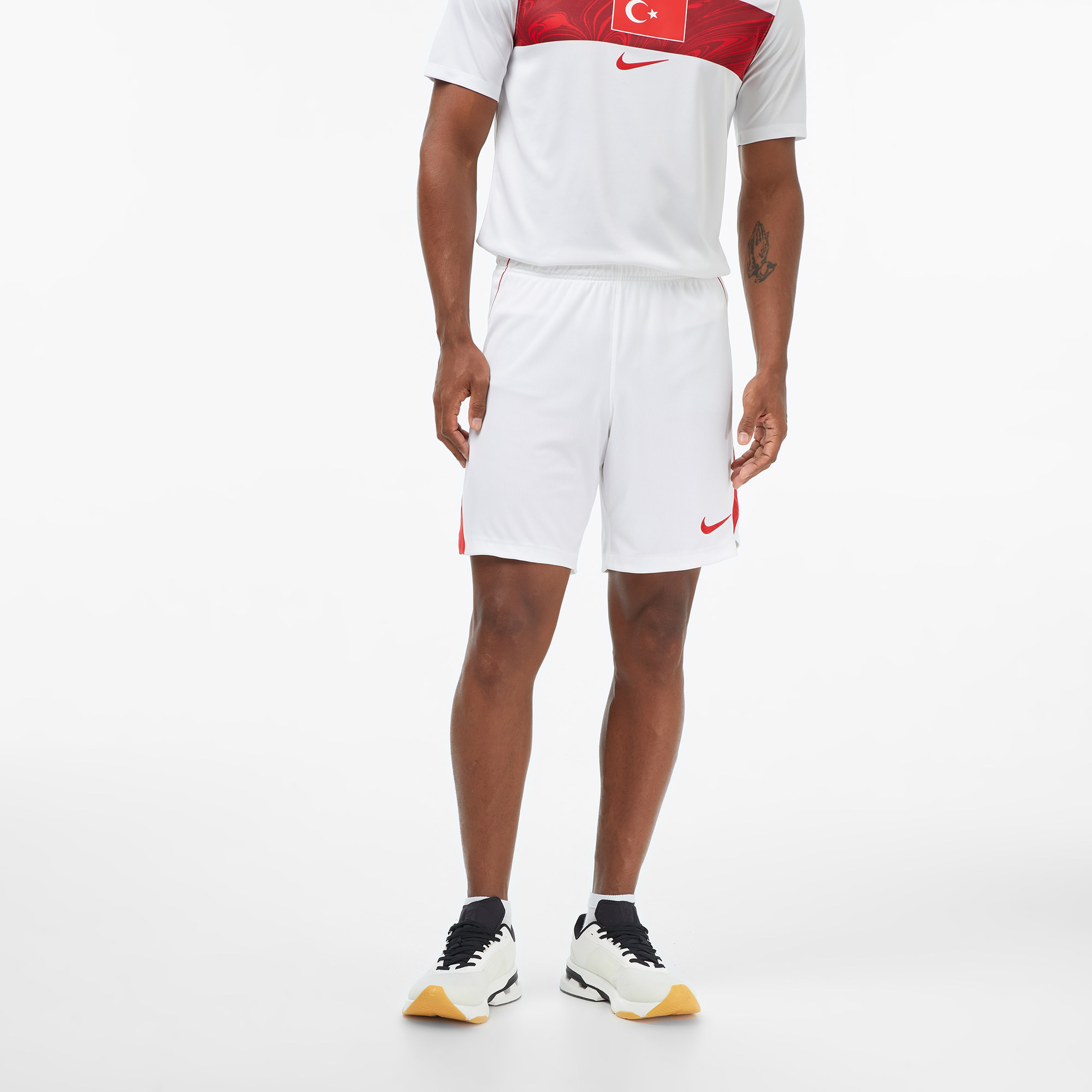 Nike Türkiye Milli Takım Deplasman Erkek Beyaz Futbol Şortu