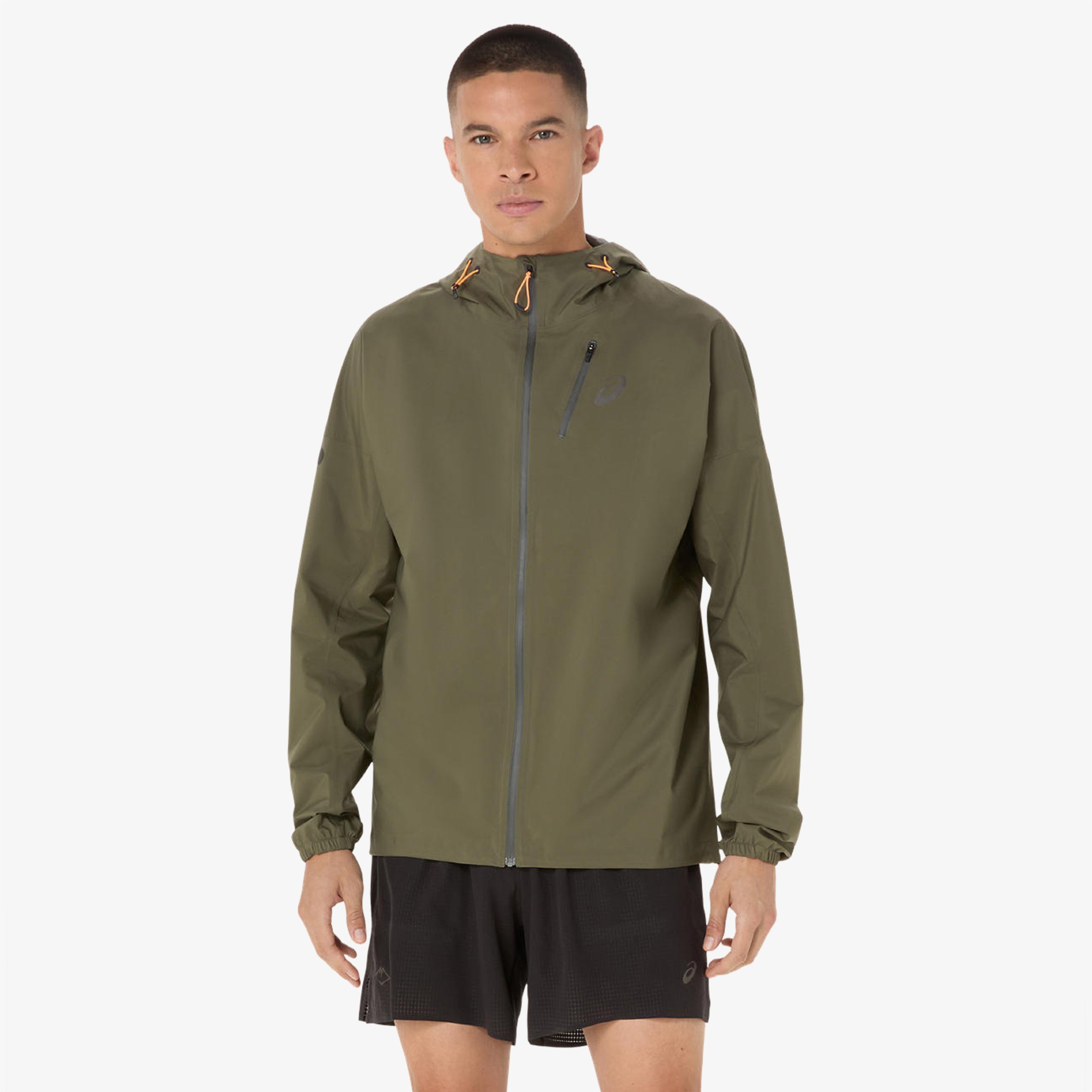 Asics Fujitrail Elite Waterproof Erkek Yeşil Ceket