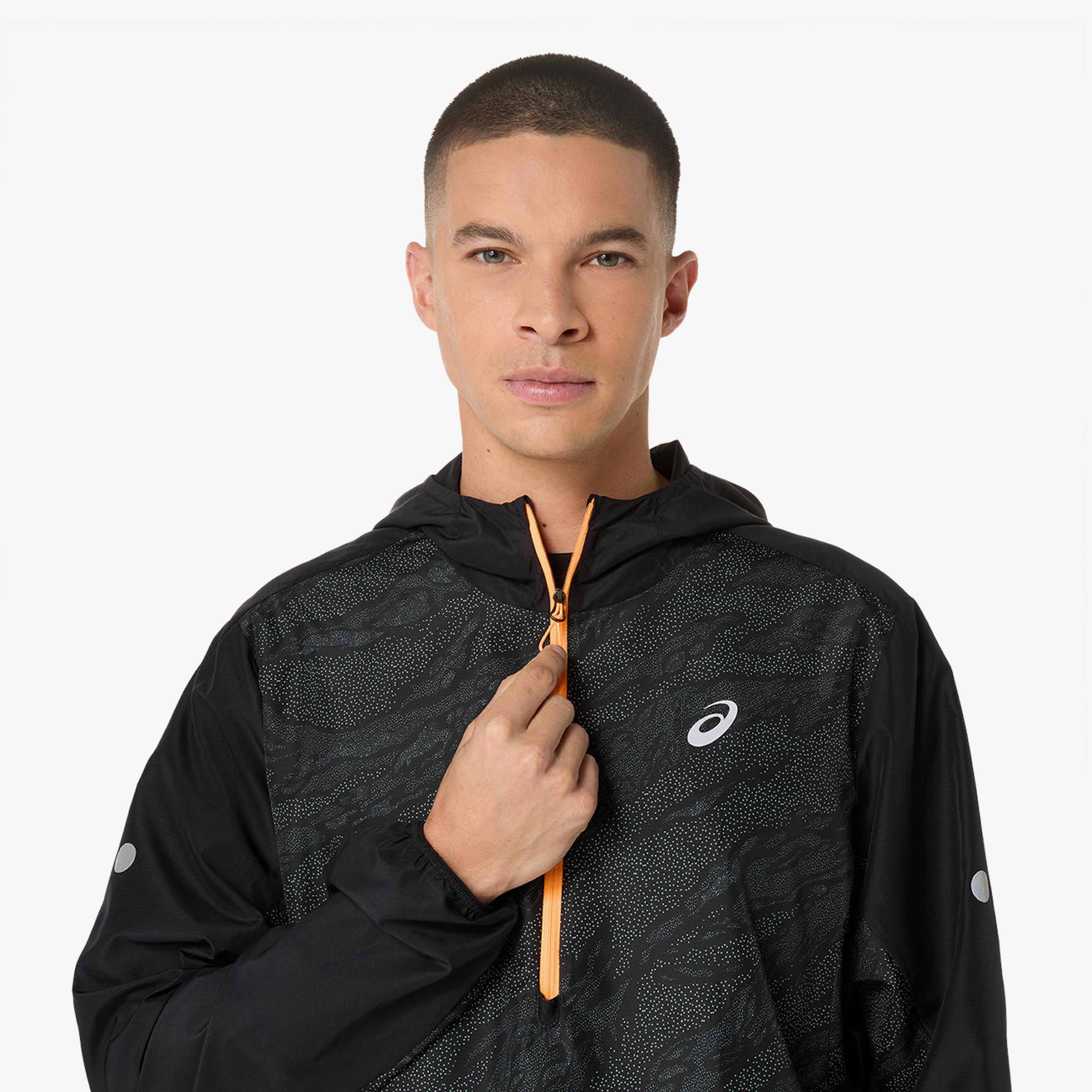 Asics Fujitrail Packable Windbreaker Erkek Siyah Ceket