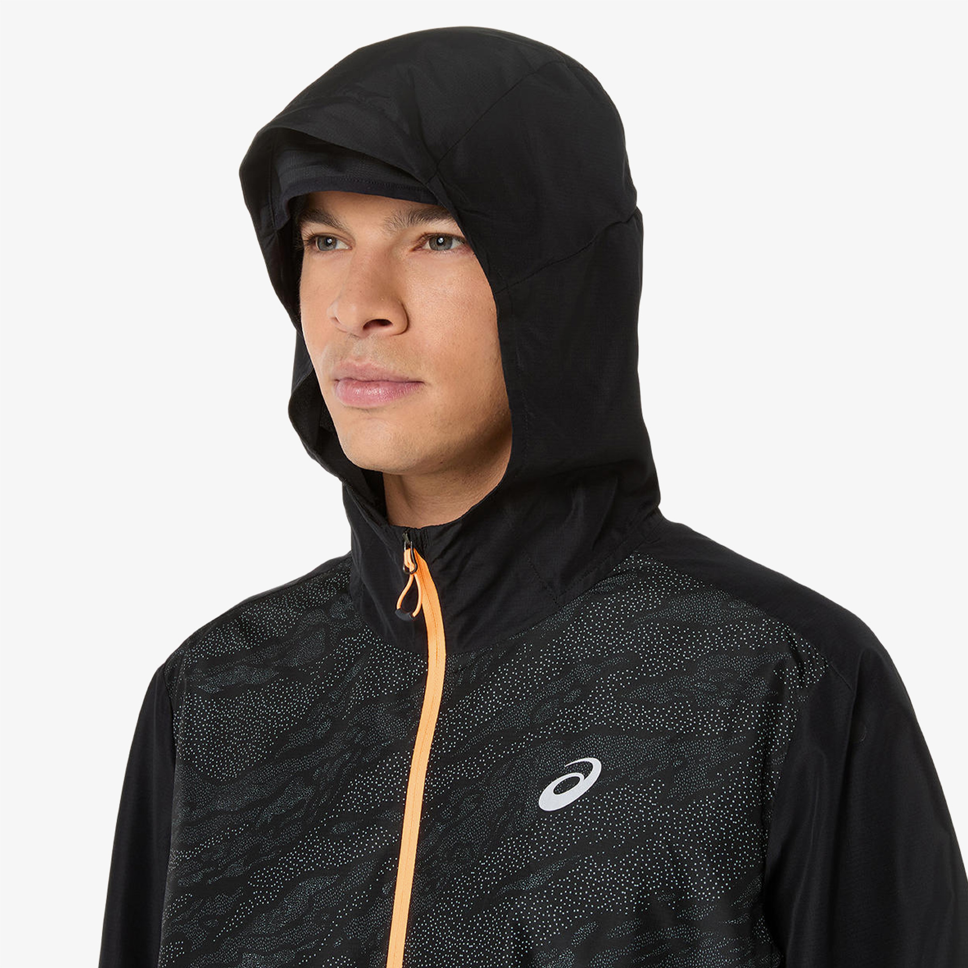 Asics Fujitrail Packable Windbreaker Erkek Siyah Ceket