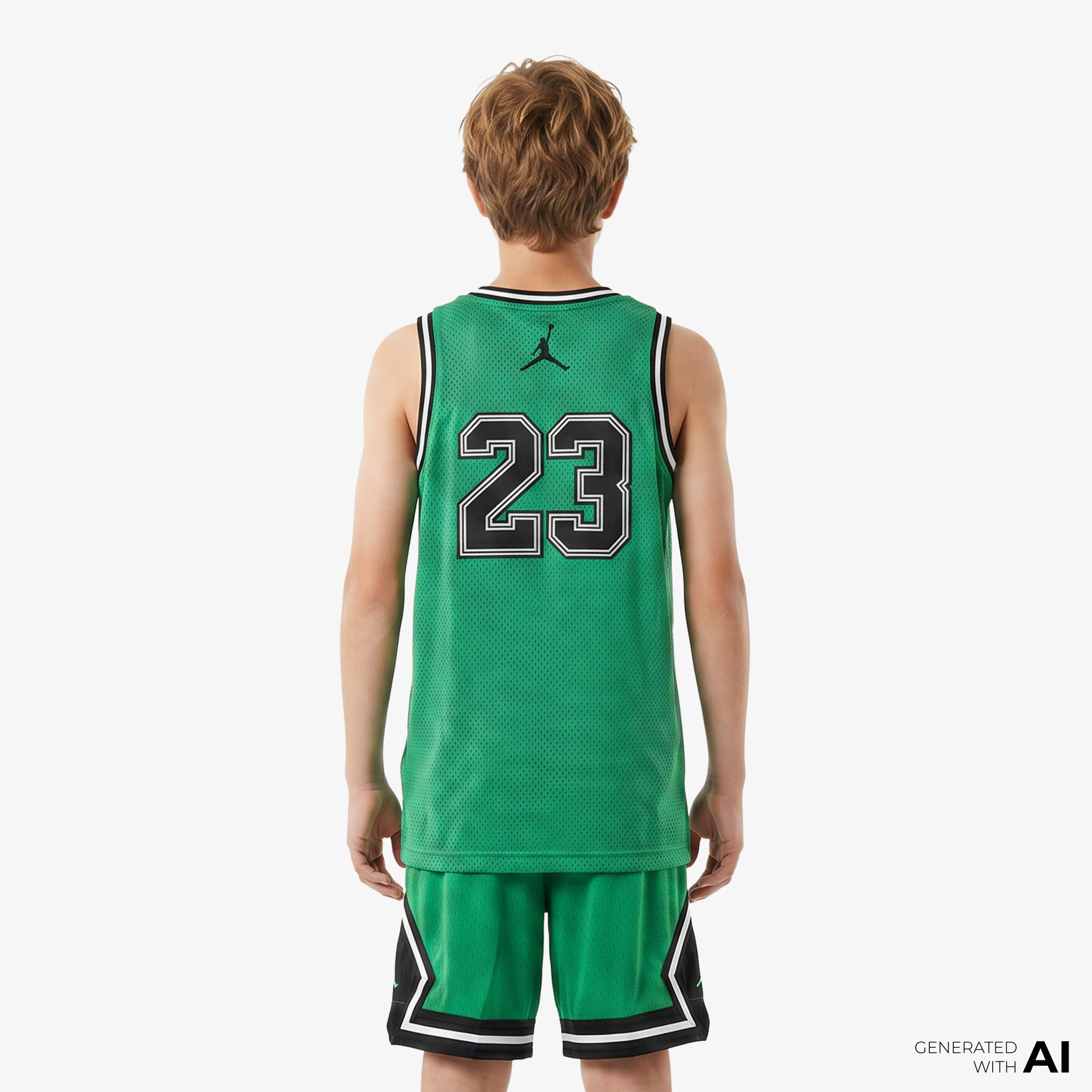 Jordan 23 Çocuk Yeşil Basketbol Kolsuz T-Shirt
