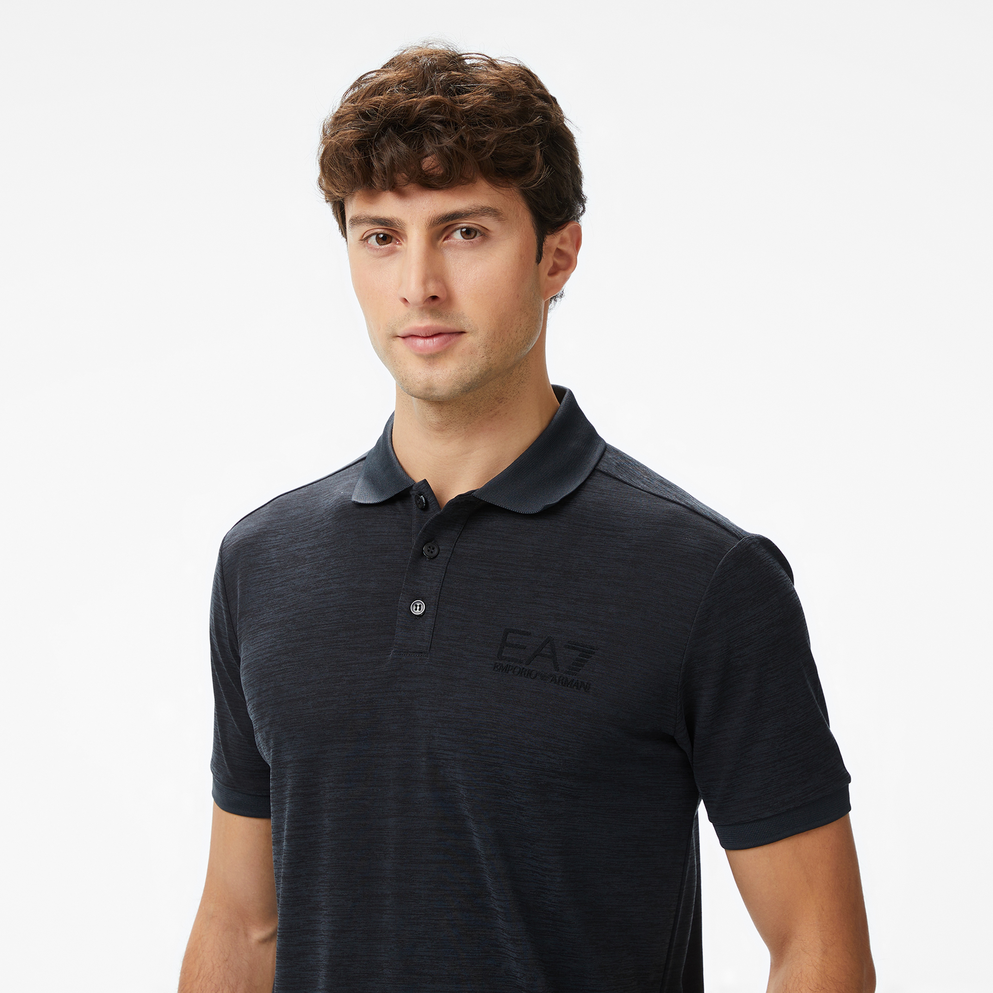 EA7 Erkek Siyah Polo