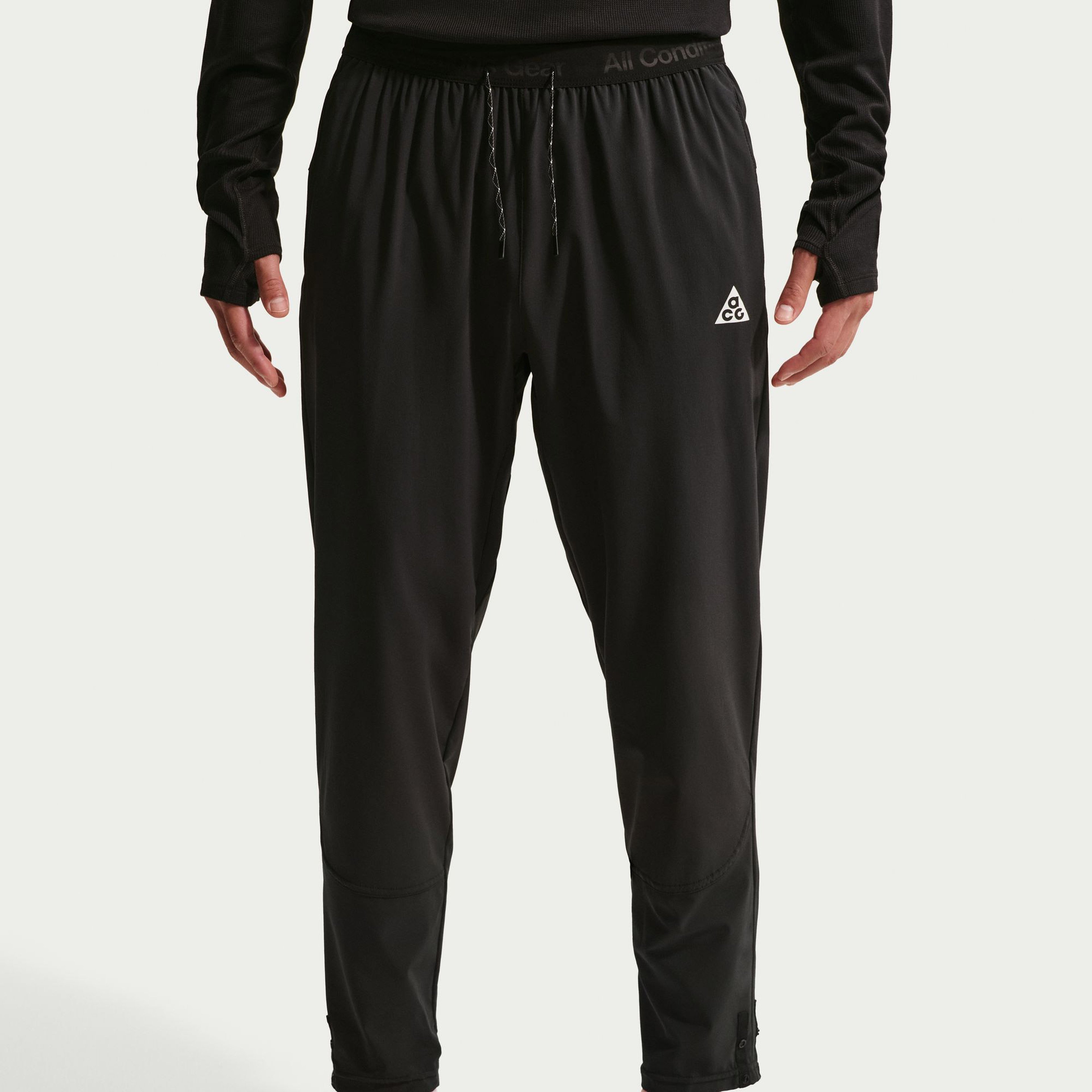 Nike Dri-FIT ACG Dawn Range Erkek Siyah Koşu Eşofman Altı