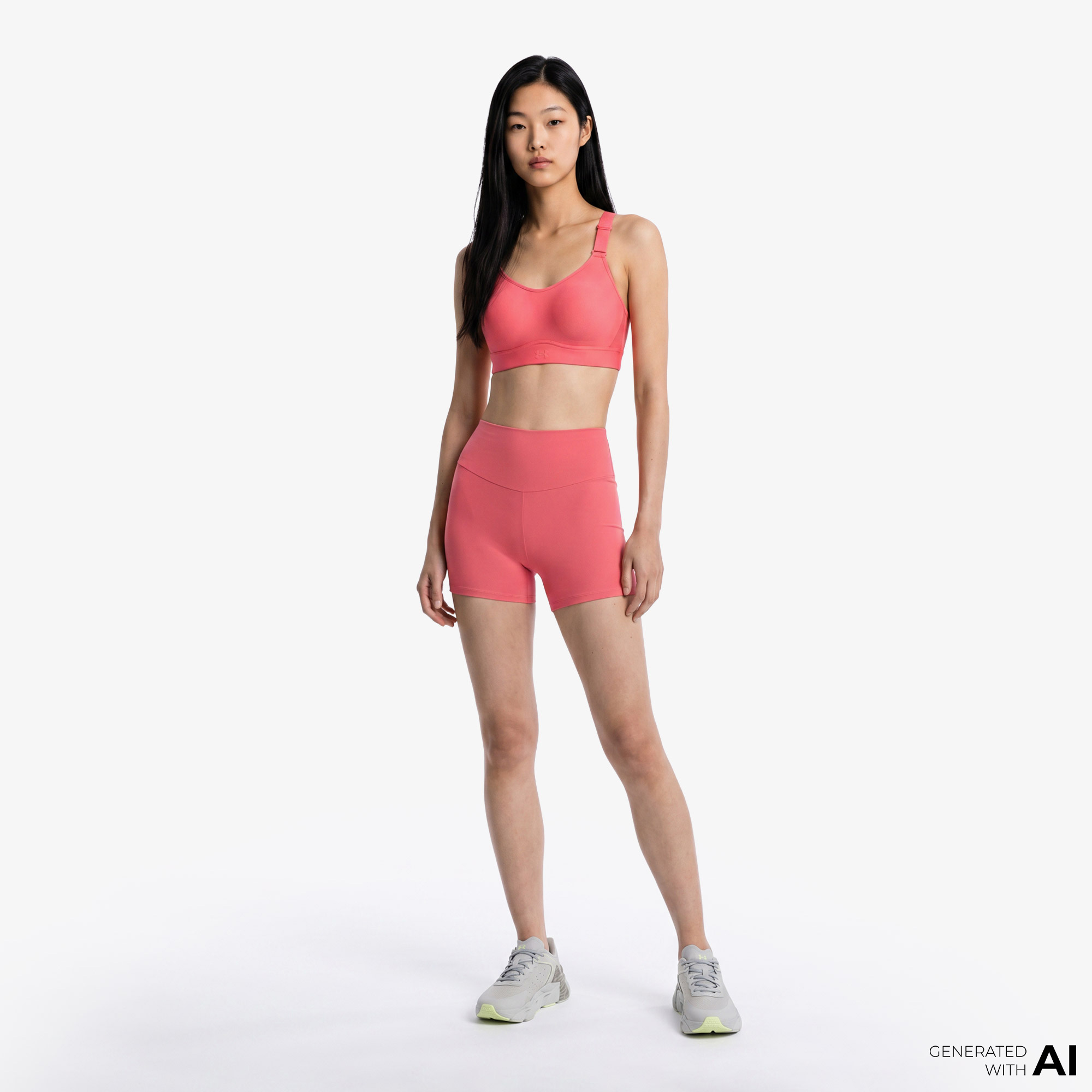 Under Armour Infinity Mid 2.0 Kadın Kırmızı Bra