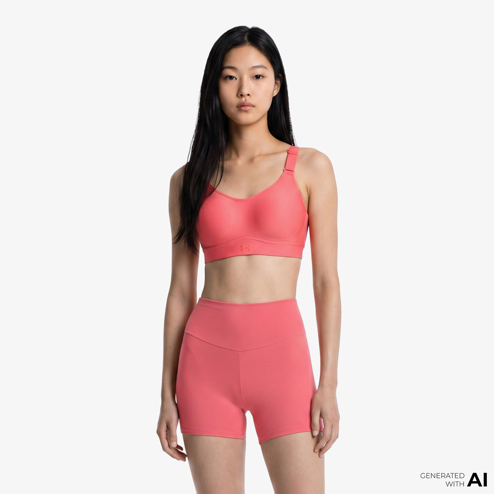 Under Armour Infinity Mid 2.0 Kadın Kırmızı Bra