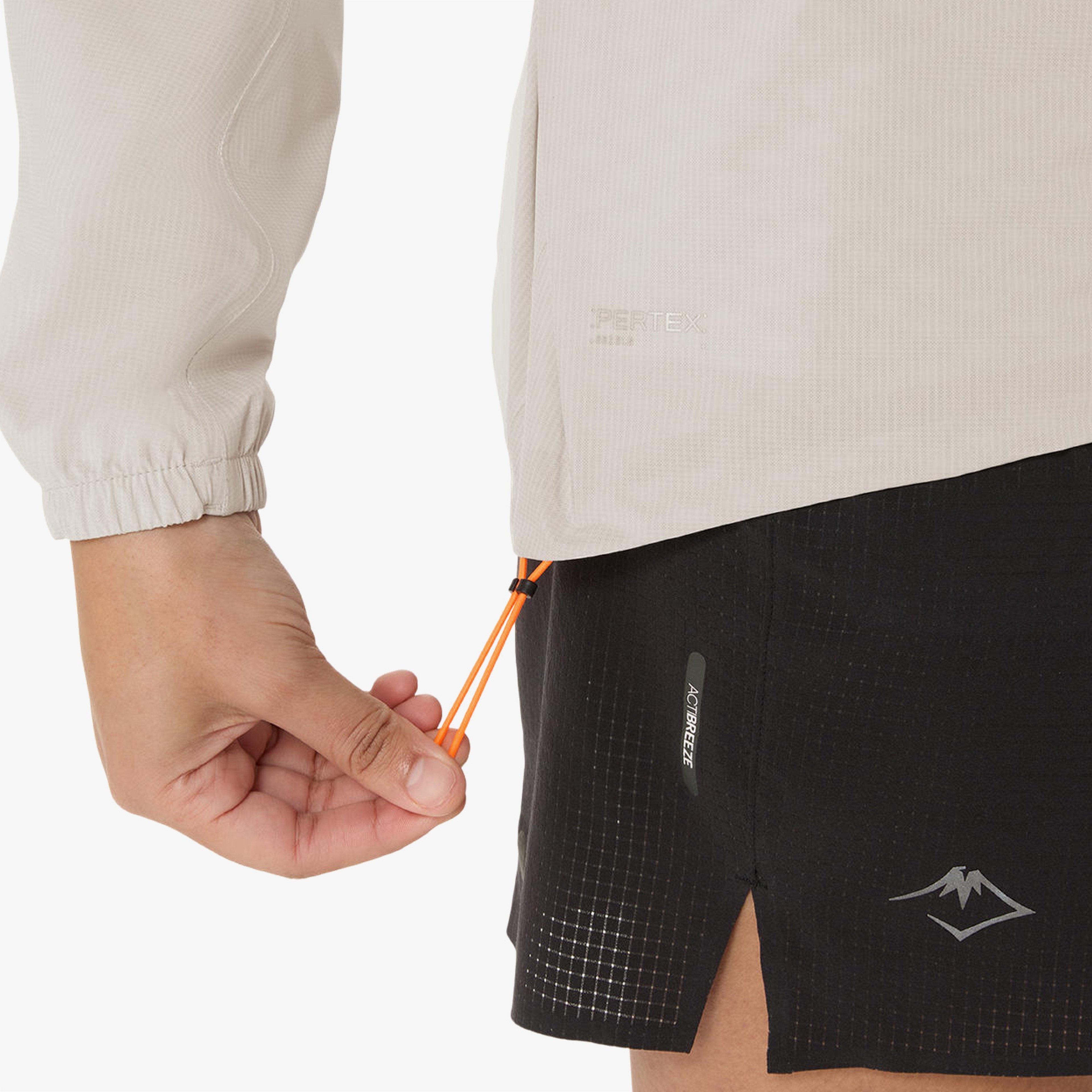 Asics Fujitrail Elite Waterproof Kadın Beyaz Ceket