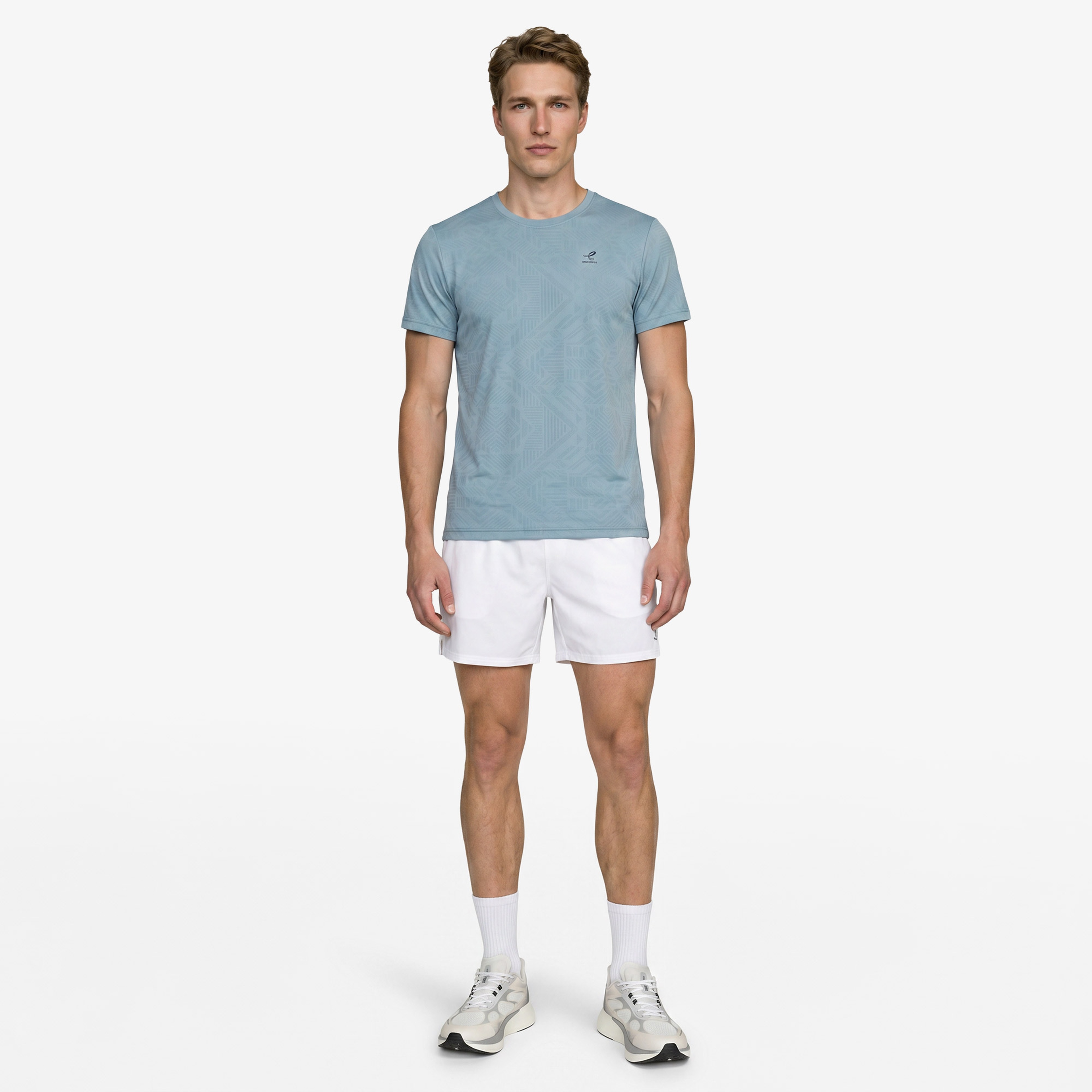 Energetics Erkek Mavi Antrenman T-Shirt